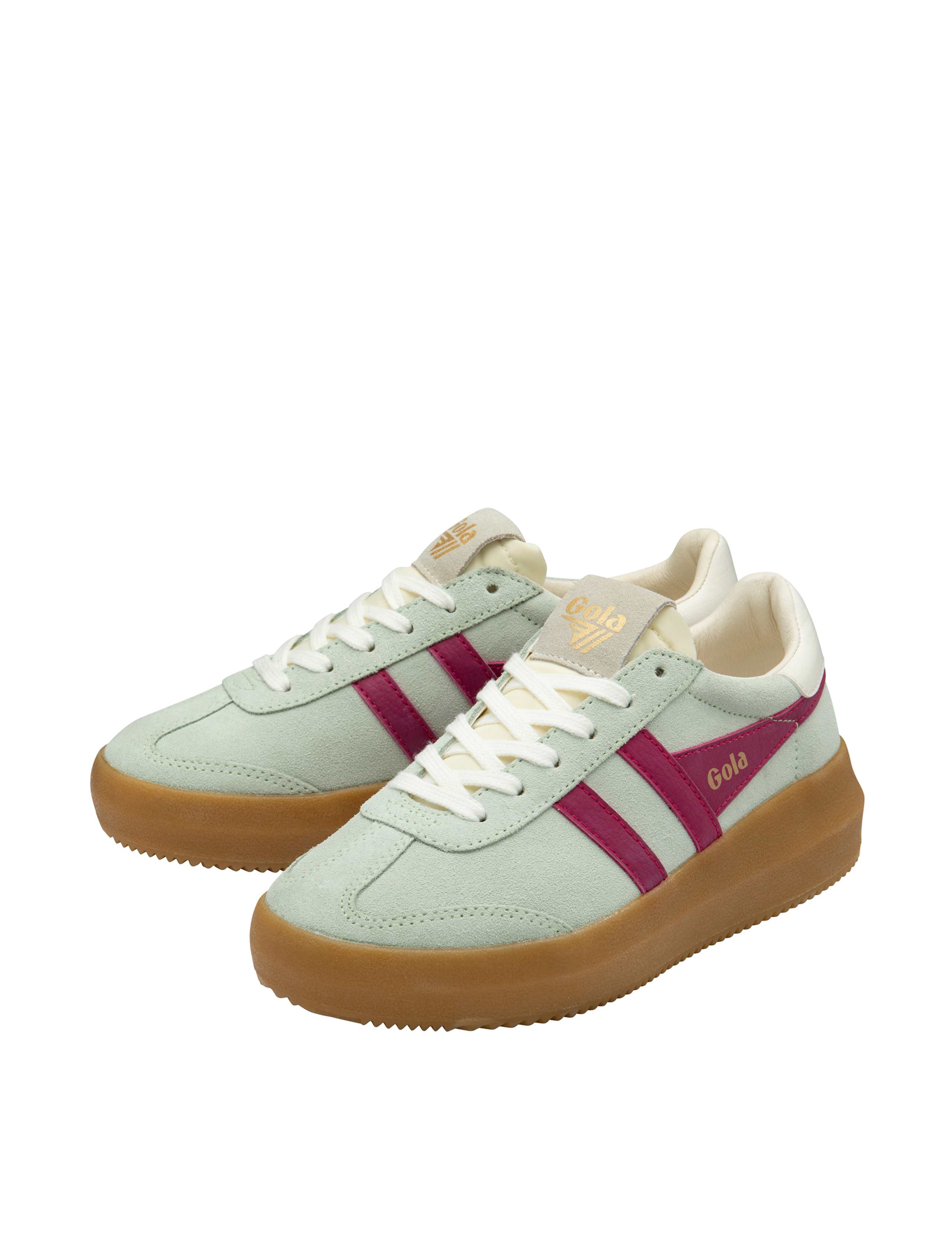 Athena Suede Colour Block Trainers 4 of 4