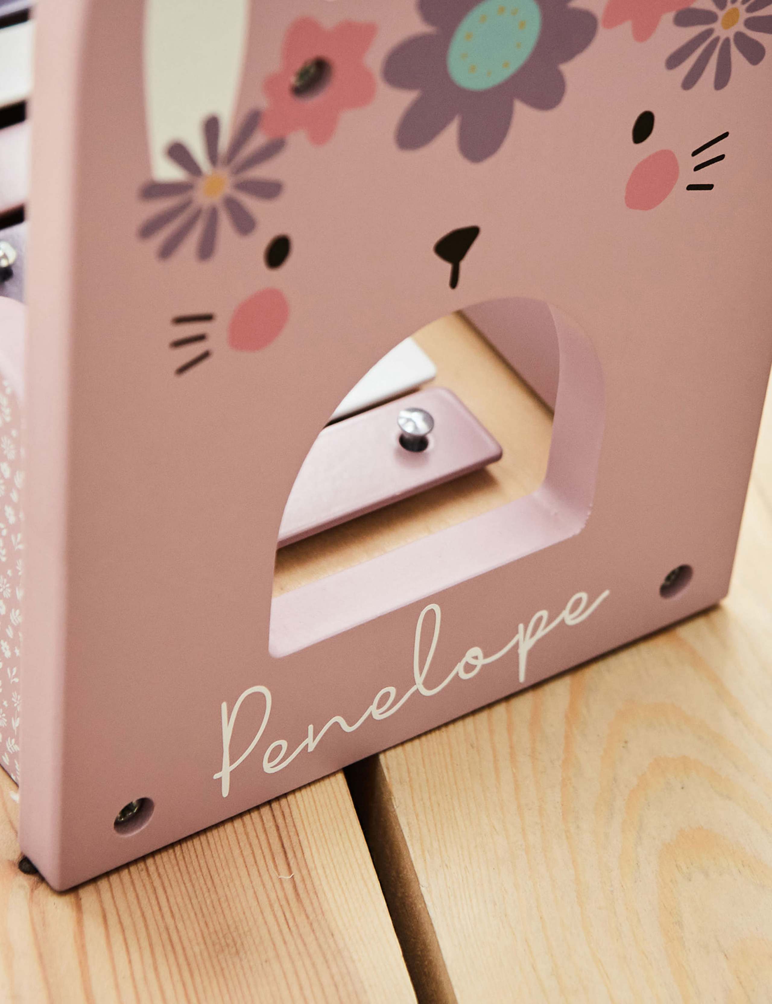 Personalised Pink Bunny Xylophone & Drop Box 3 of 4