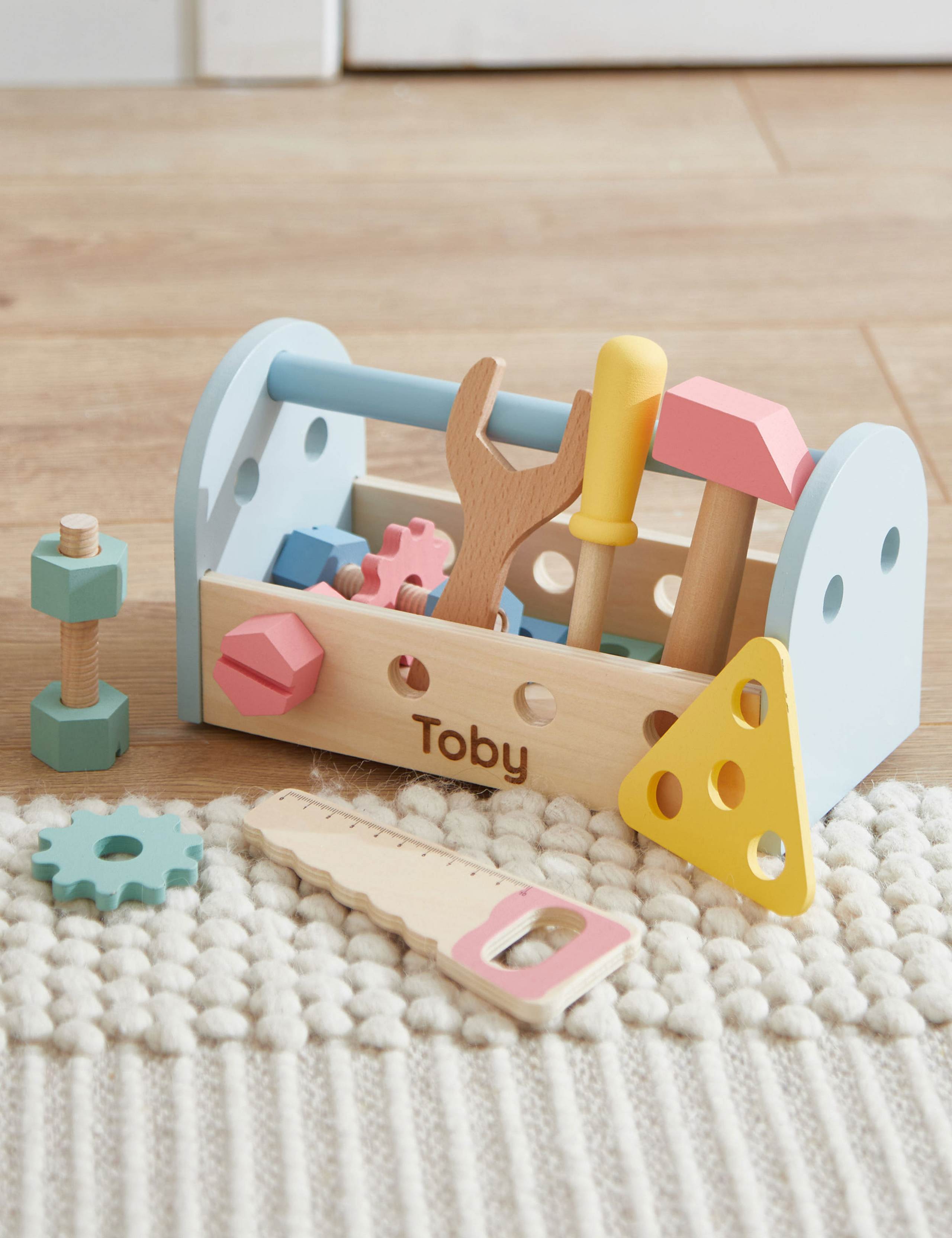 Personalised Wooden Tool Box Toy 2 of 4