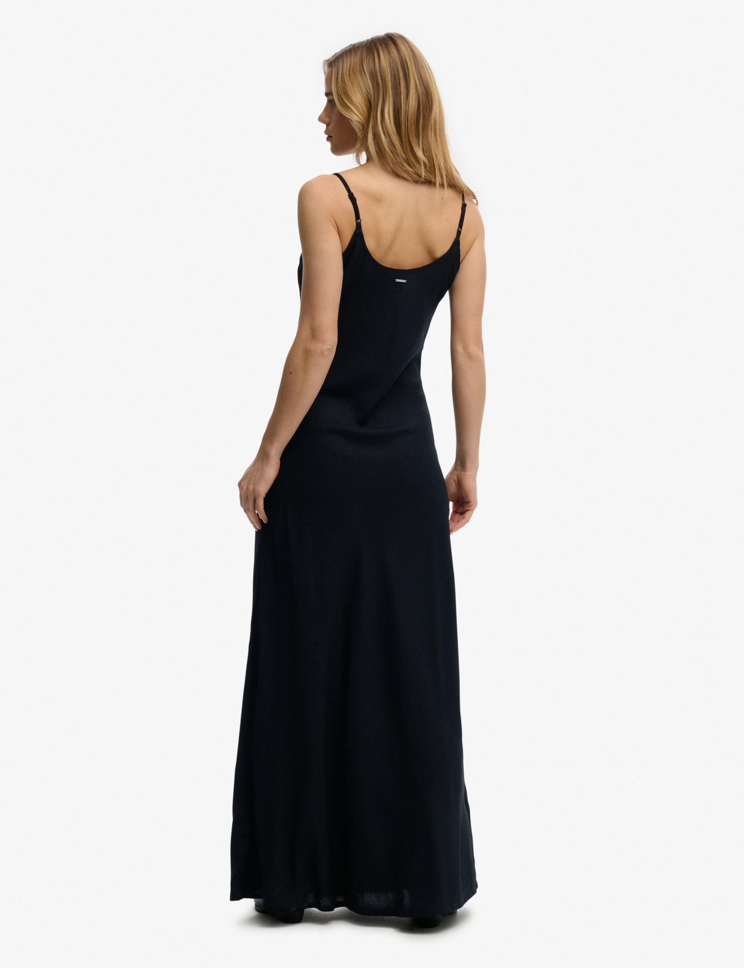Scoop Neck Bias Cut Maxi Cami Slip Dress 4 of 5