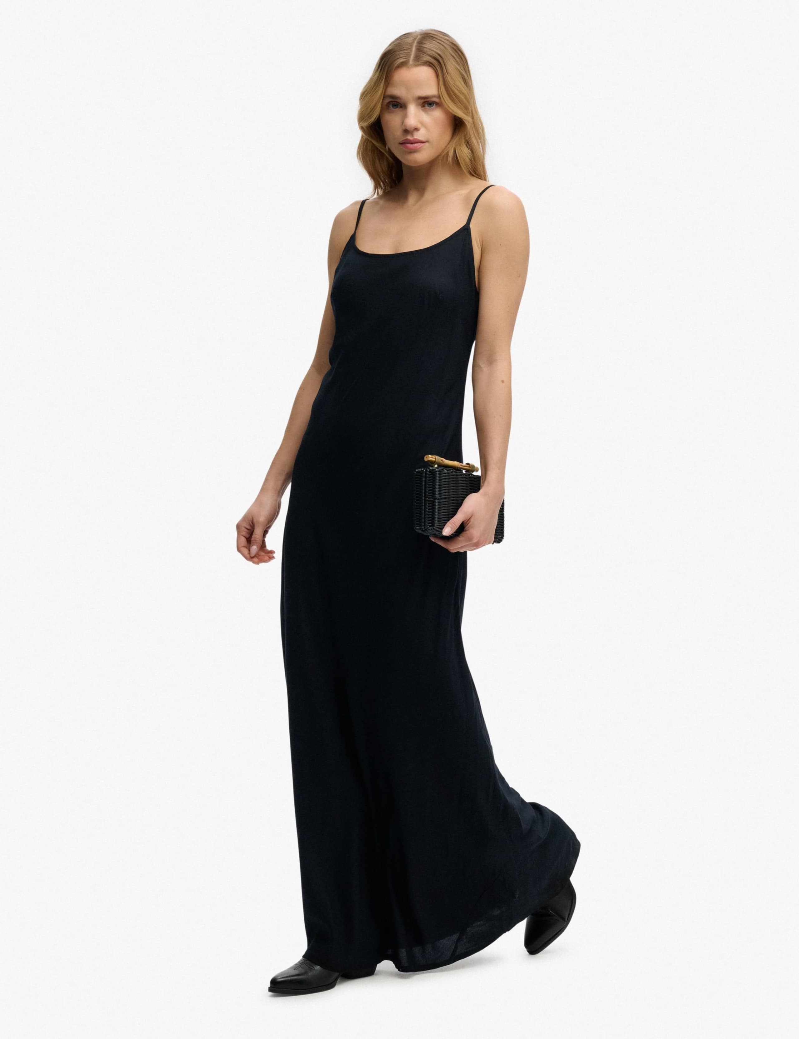 Scoop Neck Bias Cut Maxi Cami Slip Dress 5 of 5