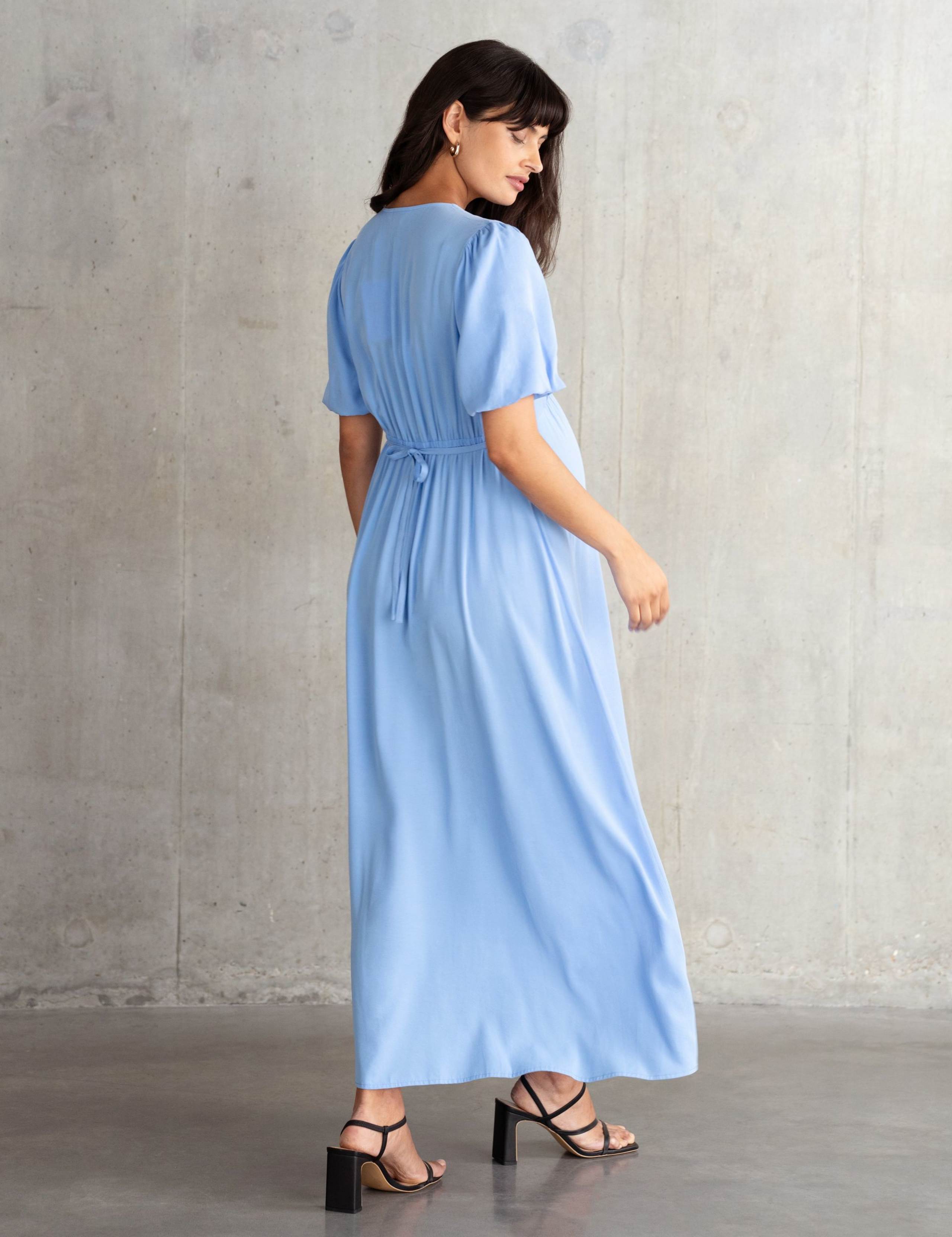 Maternity V-Neck Maxi Tea Dress 5 of 6