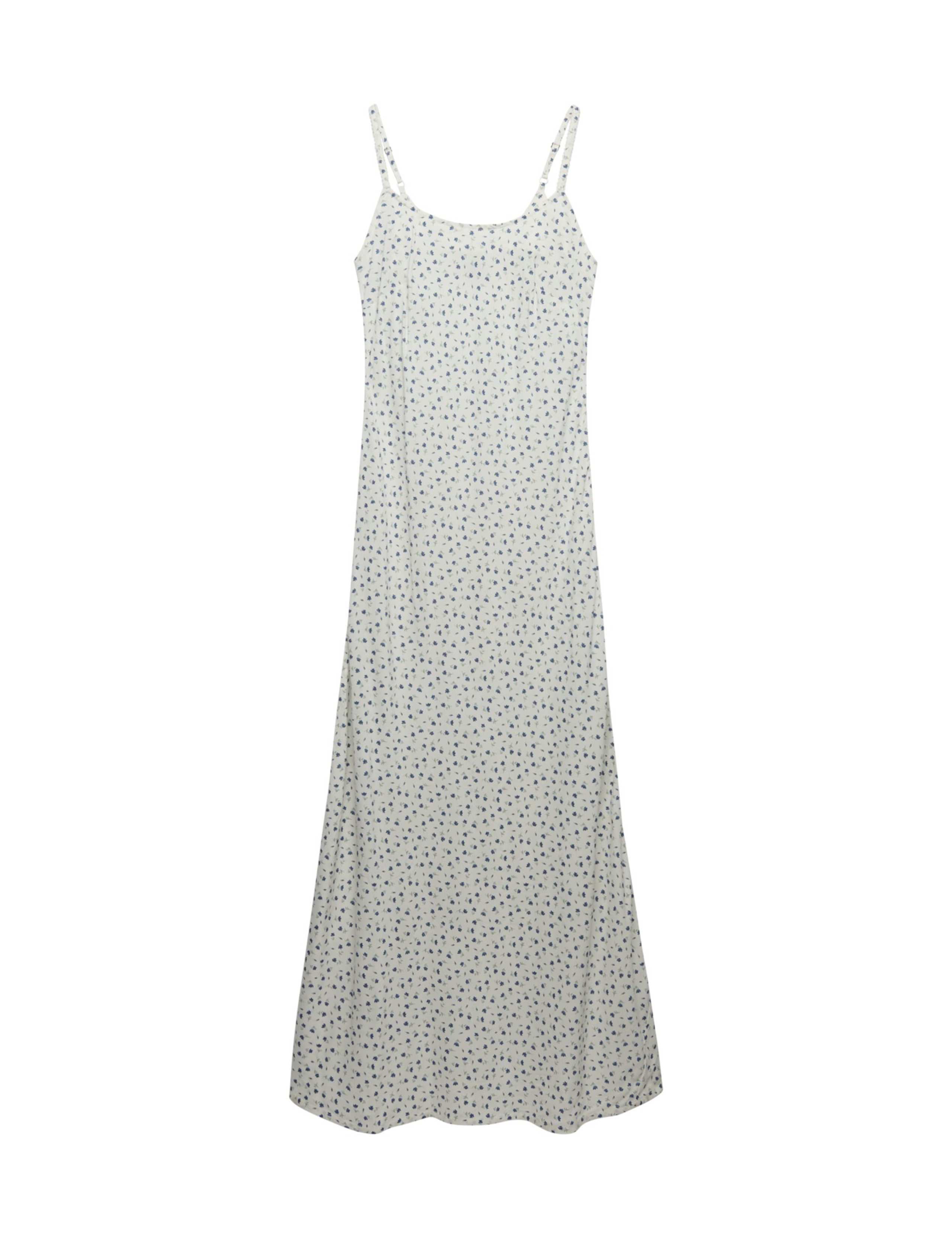 Ditsy Floral Scoop Neck Maxi Cami Slip Dress 2 of 3
