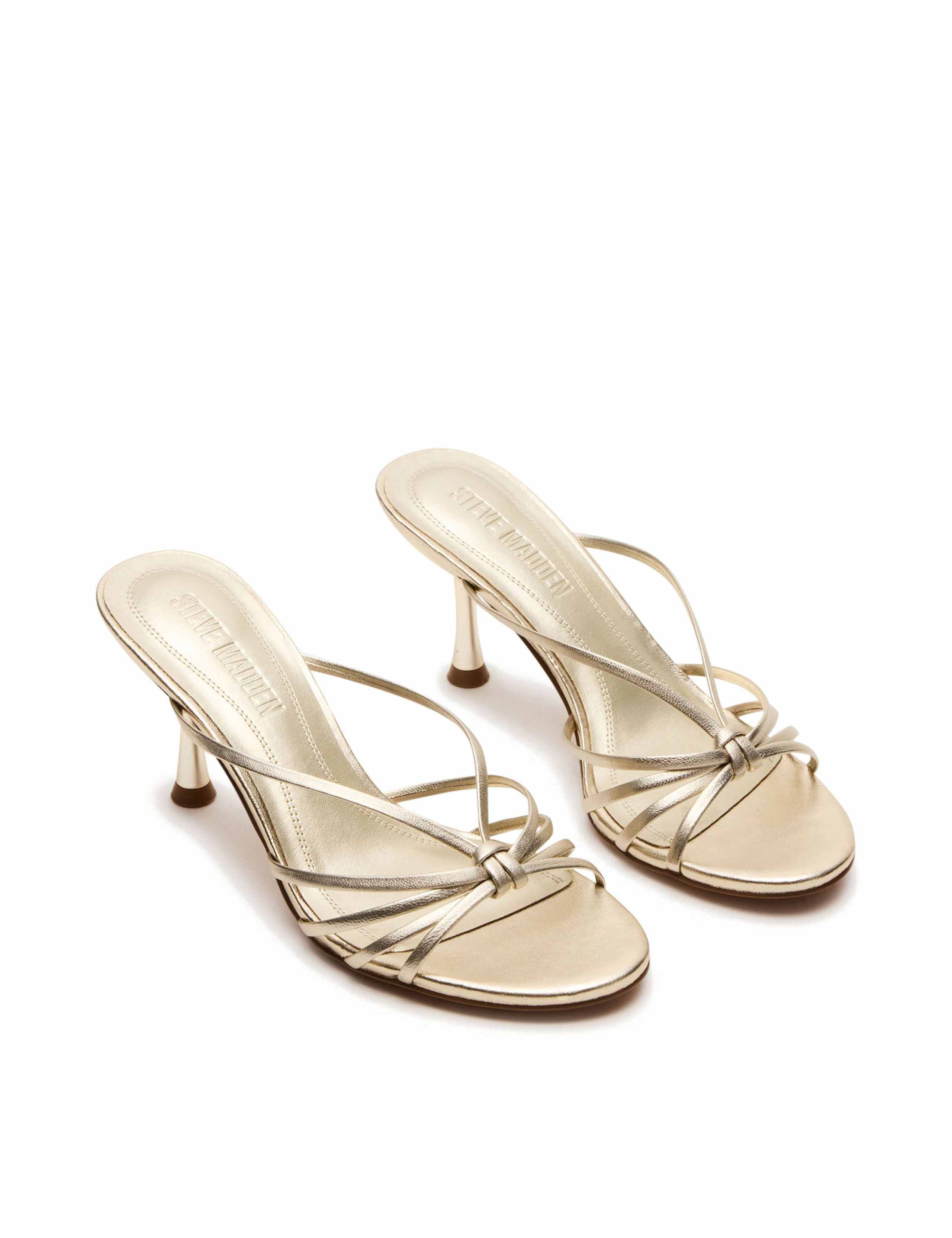 Edna Leather Strappy Kitten Heel Sandals 2 of 5