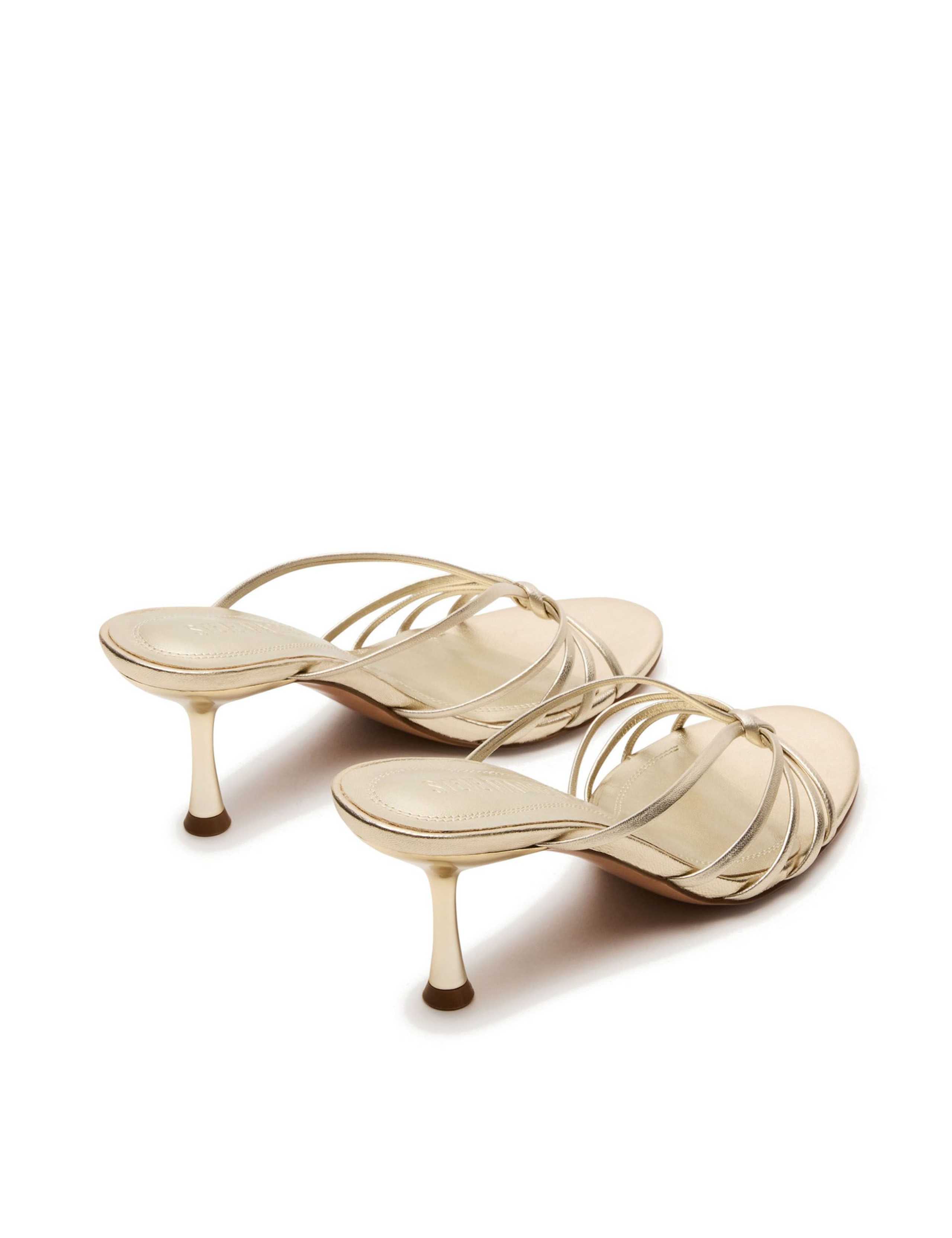 Edna Leather Strappy Kitten Heel Sandals 3 of 5