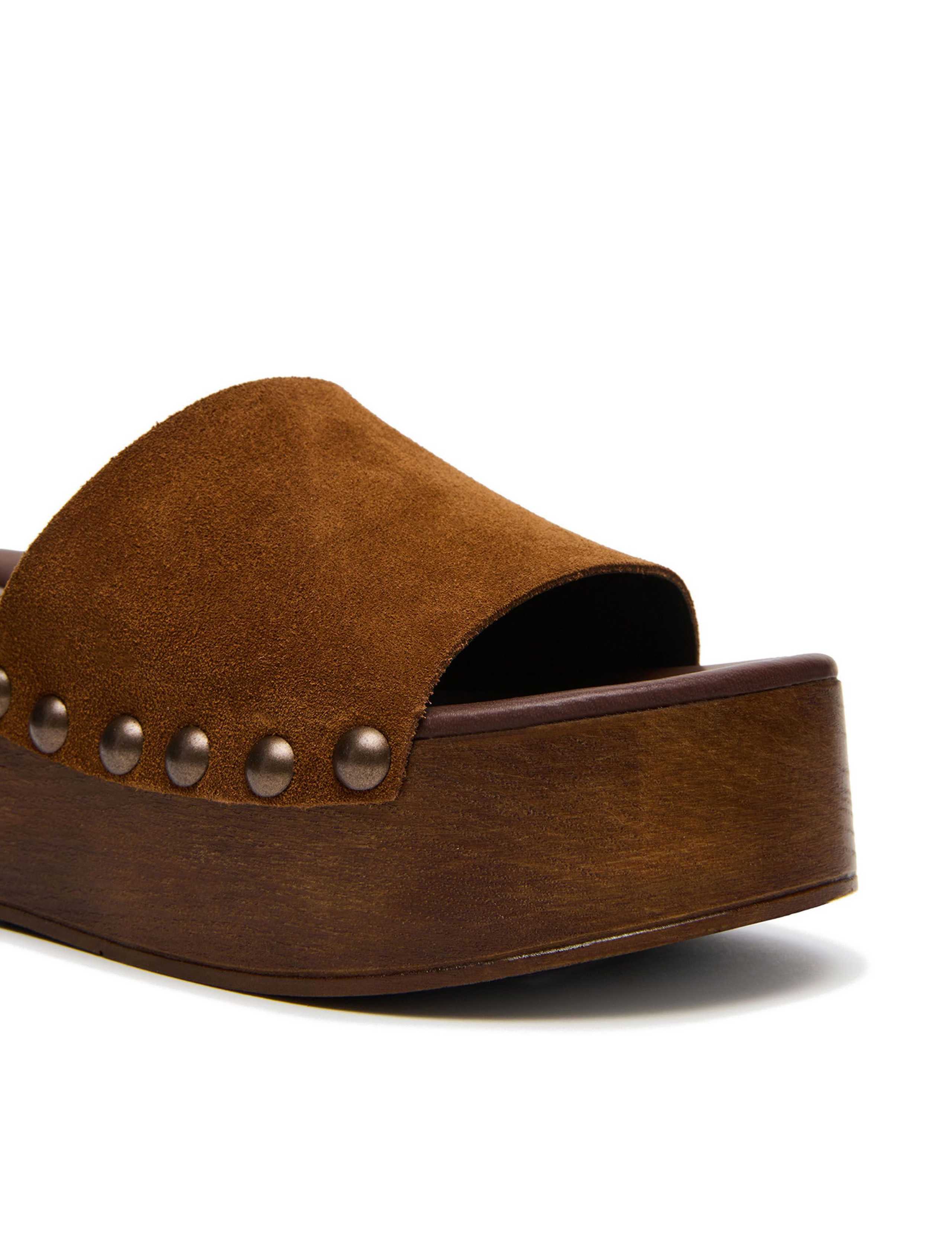 Conga Suede Platform Mules 5 of 5