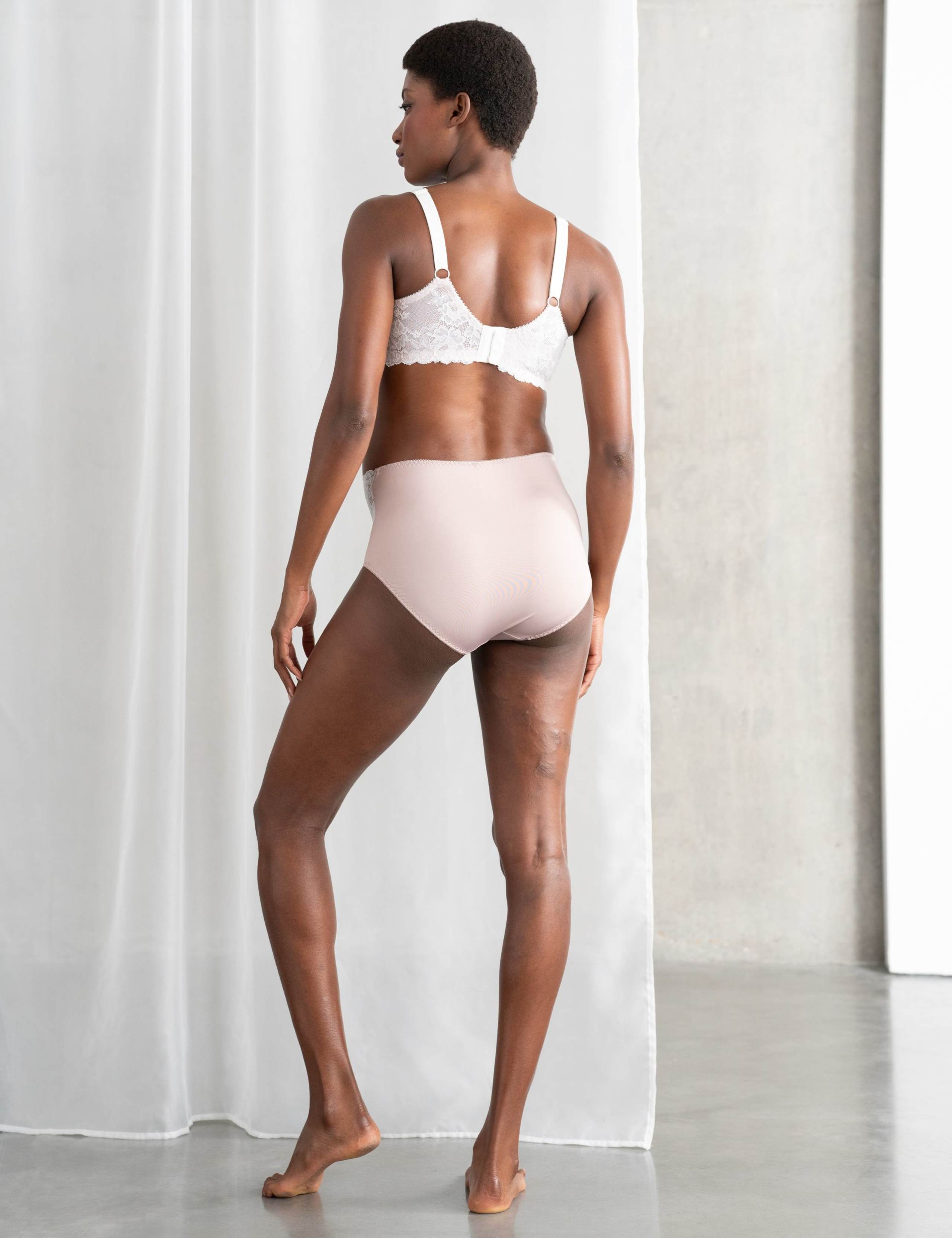 Lace Trim Mid Bump Maternity Briefs 3 of 3