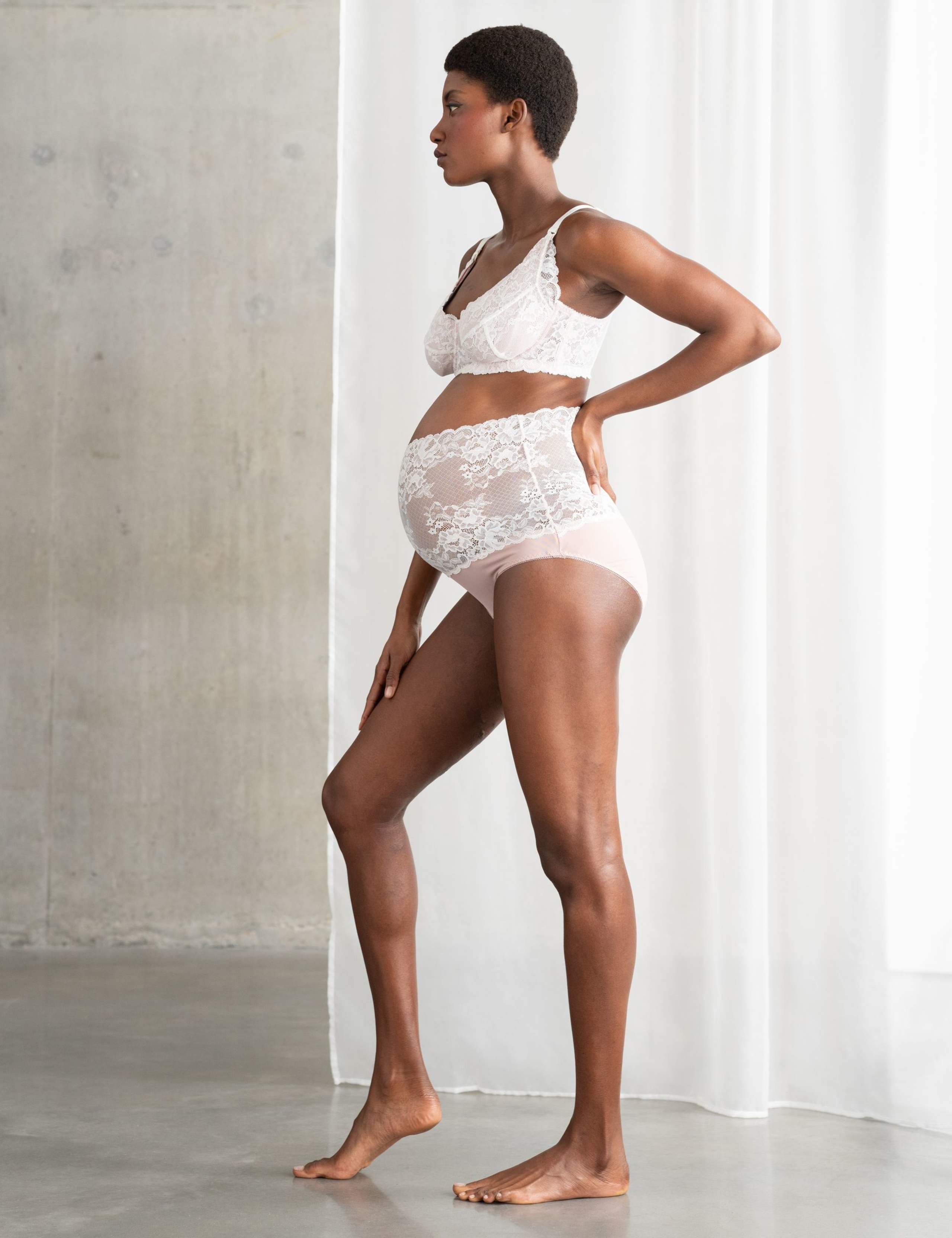 Lace High Waisted Maternity Full Briefs 5 of 5