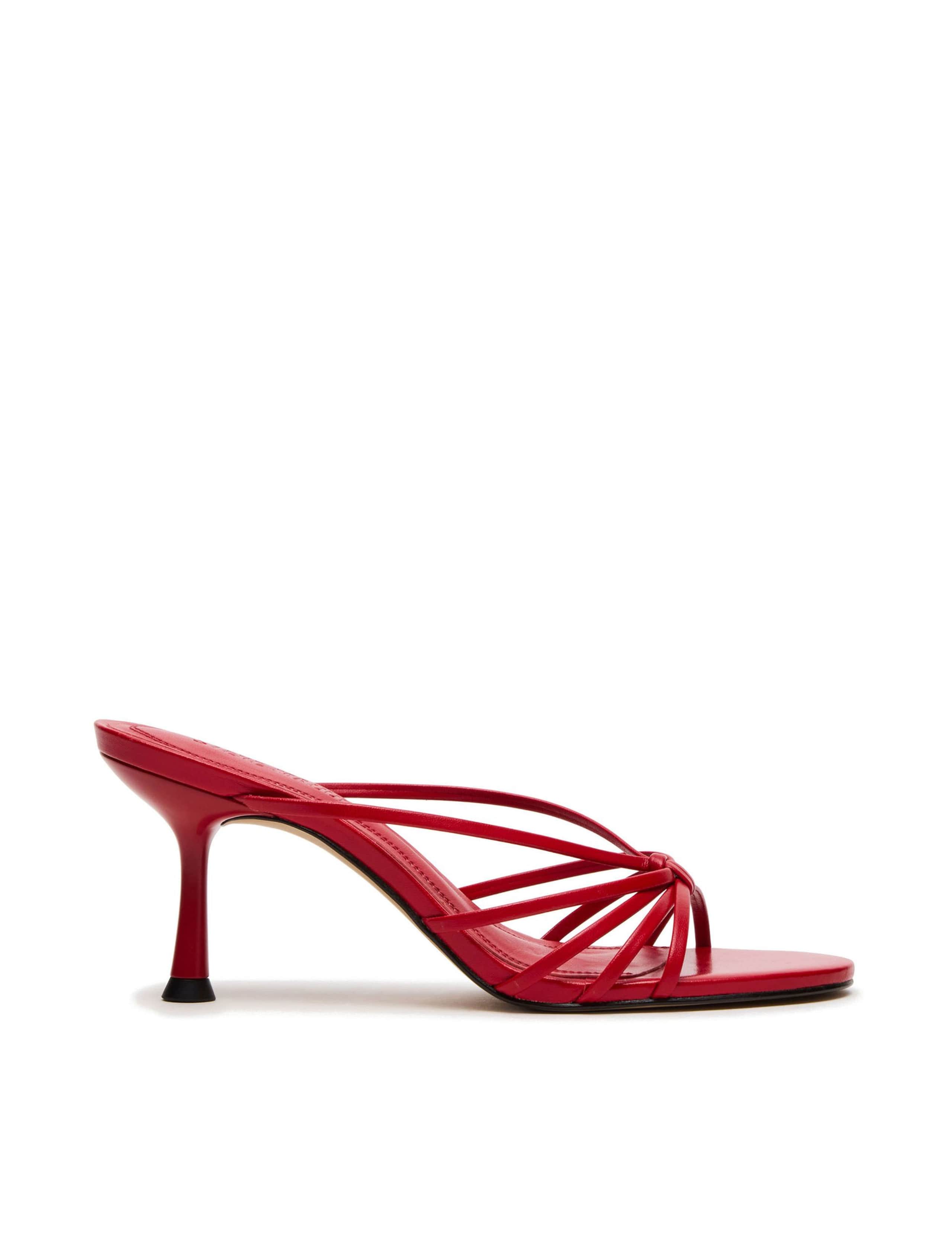 Leather Strappy Stiletto Heel Sandals 1 of 5
