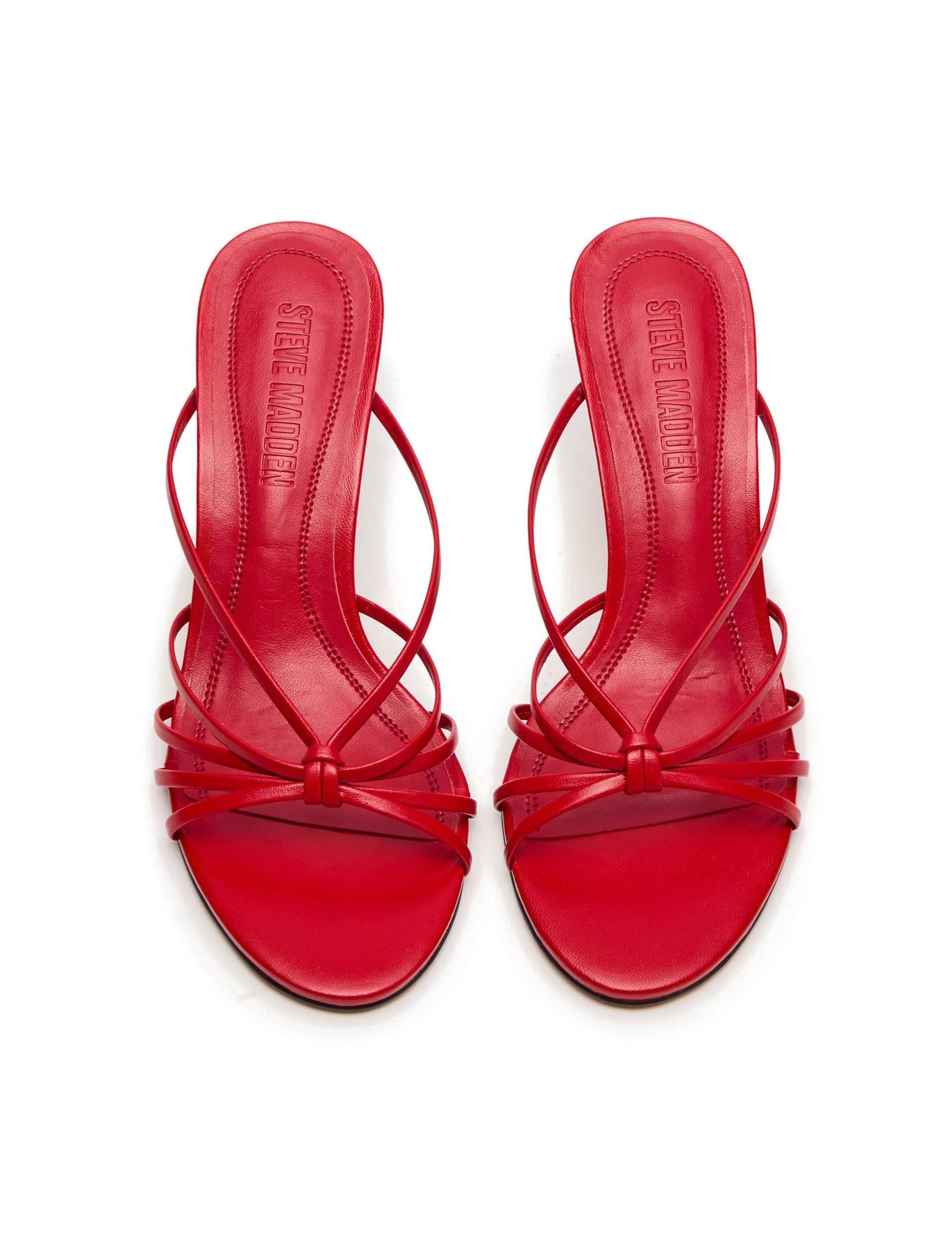 Leather Strappy Stiletto Heel Sandals 2 of 5