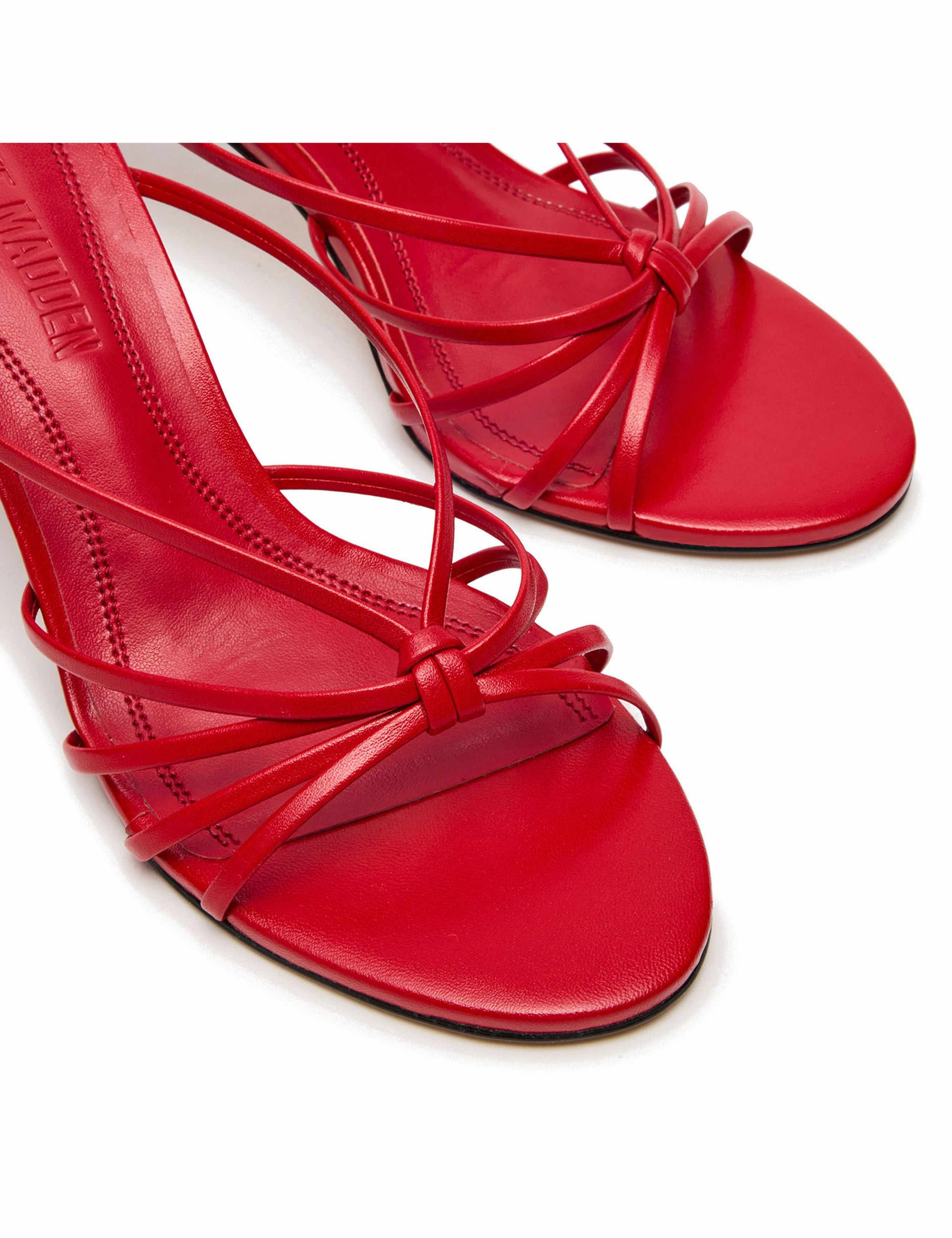 Leather Strappy Stiletto Heel Sandals 4 of 5