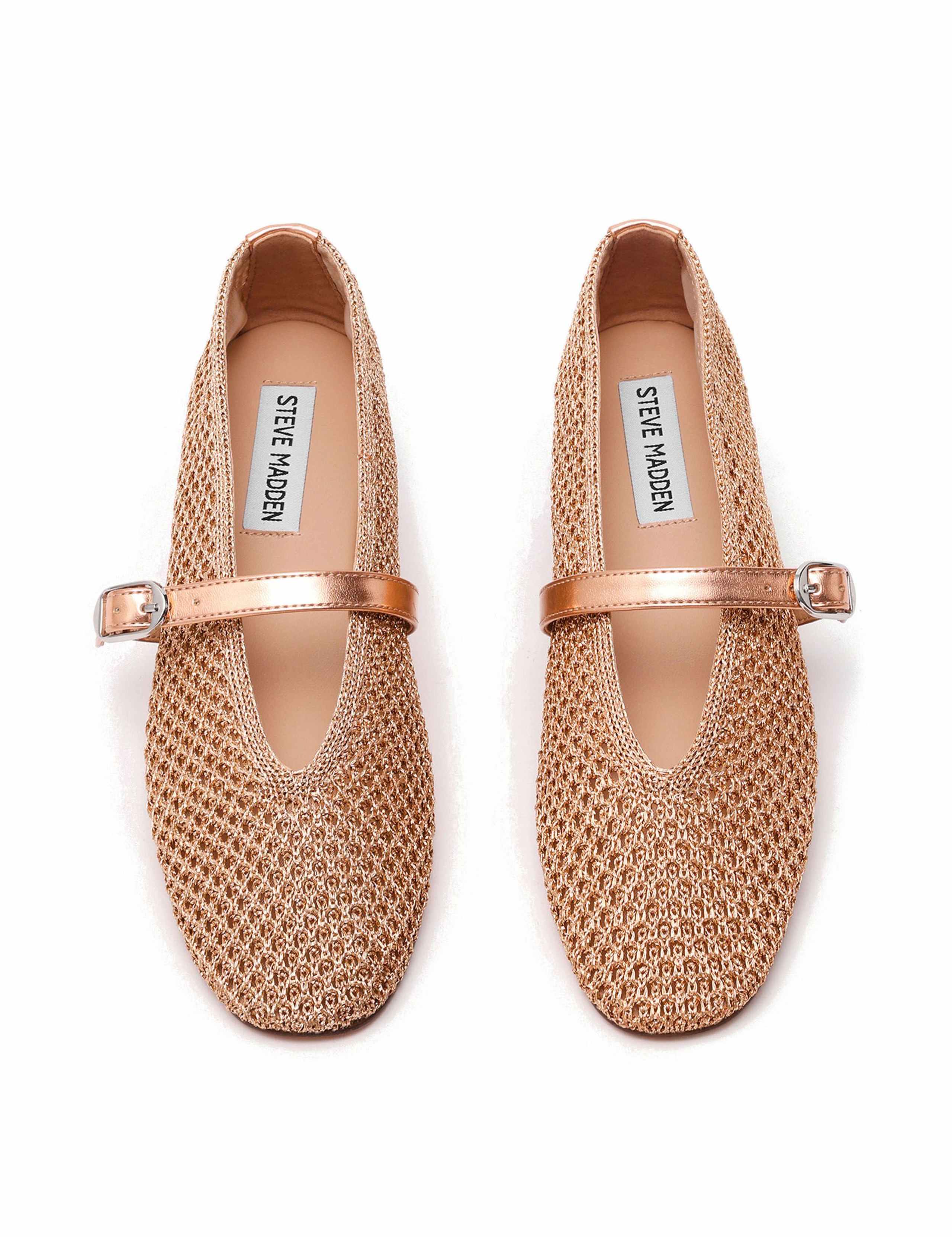 Gayla Buckle Woven Flat Pumps 3 of 4