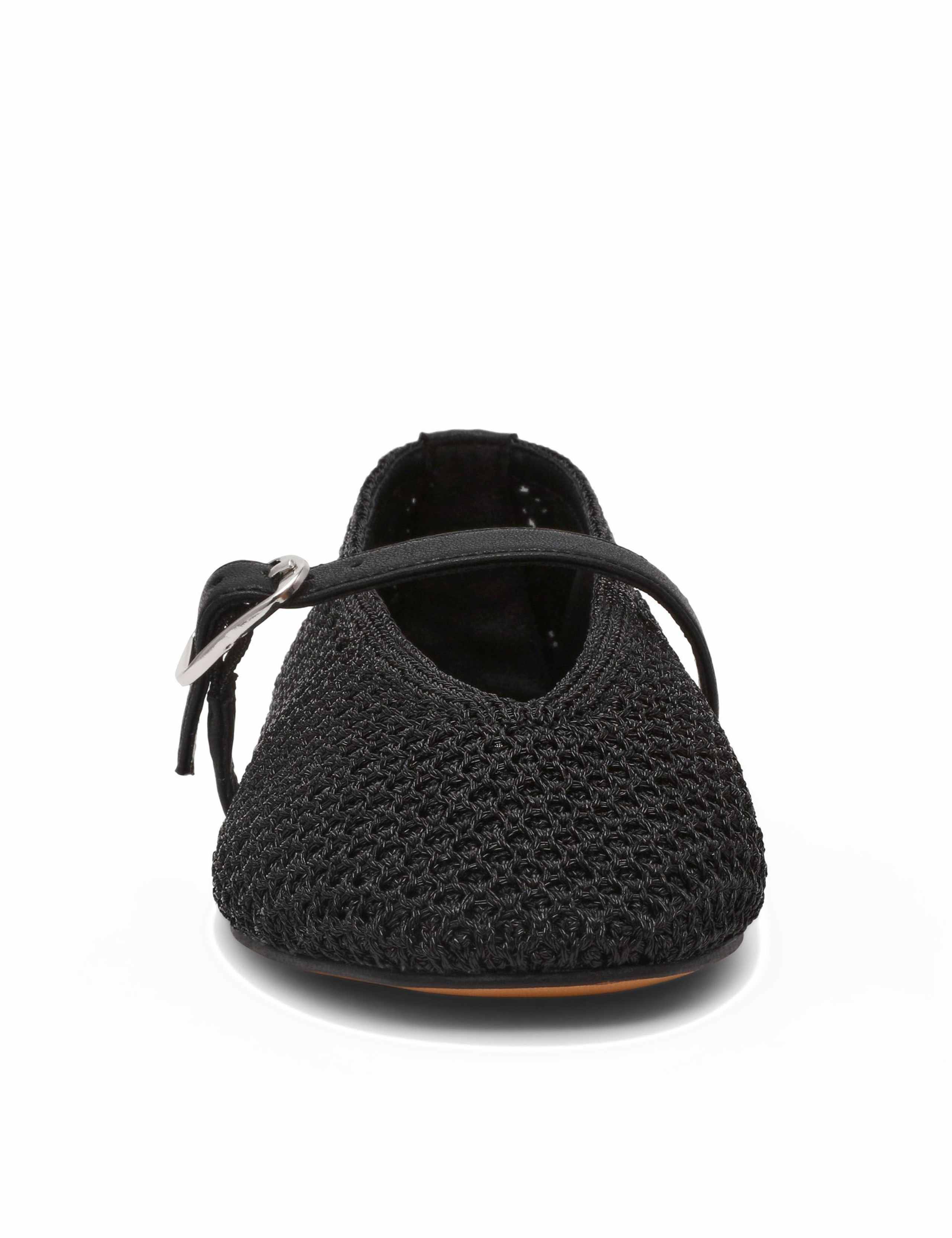 Gayla Buckle Woven Flat Pumps 5 of 6