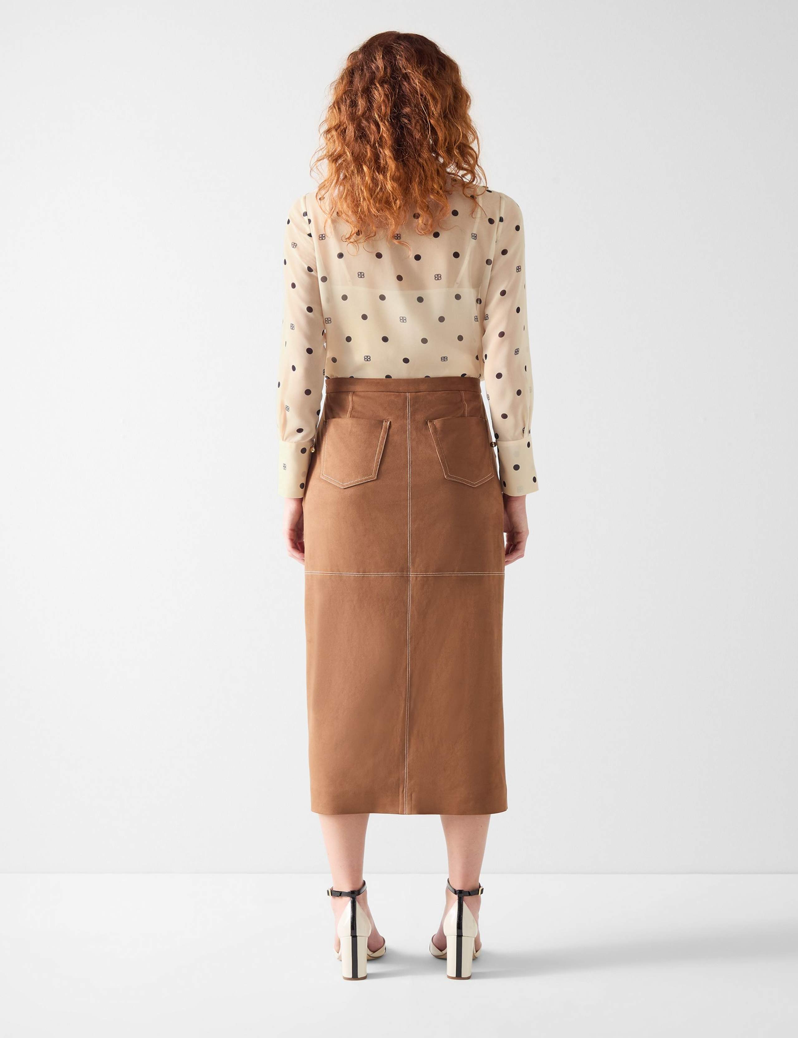 Satin Polka Dot Blouse 4 of 4