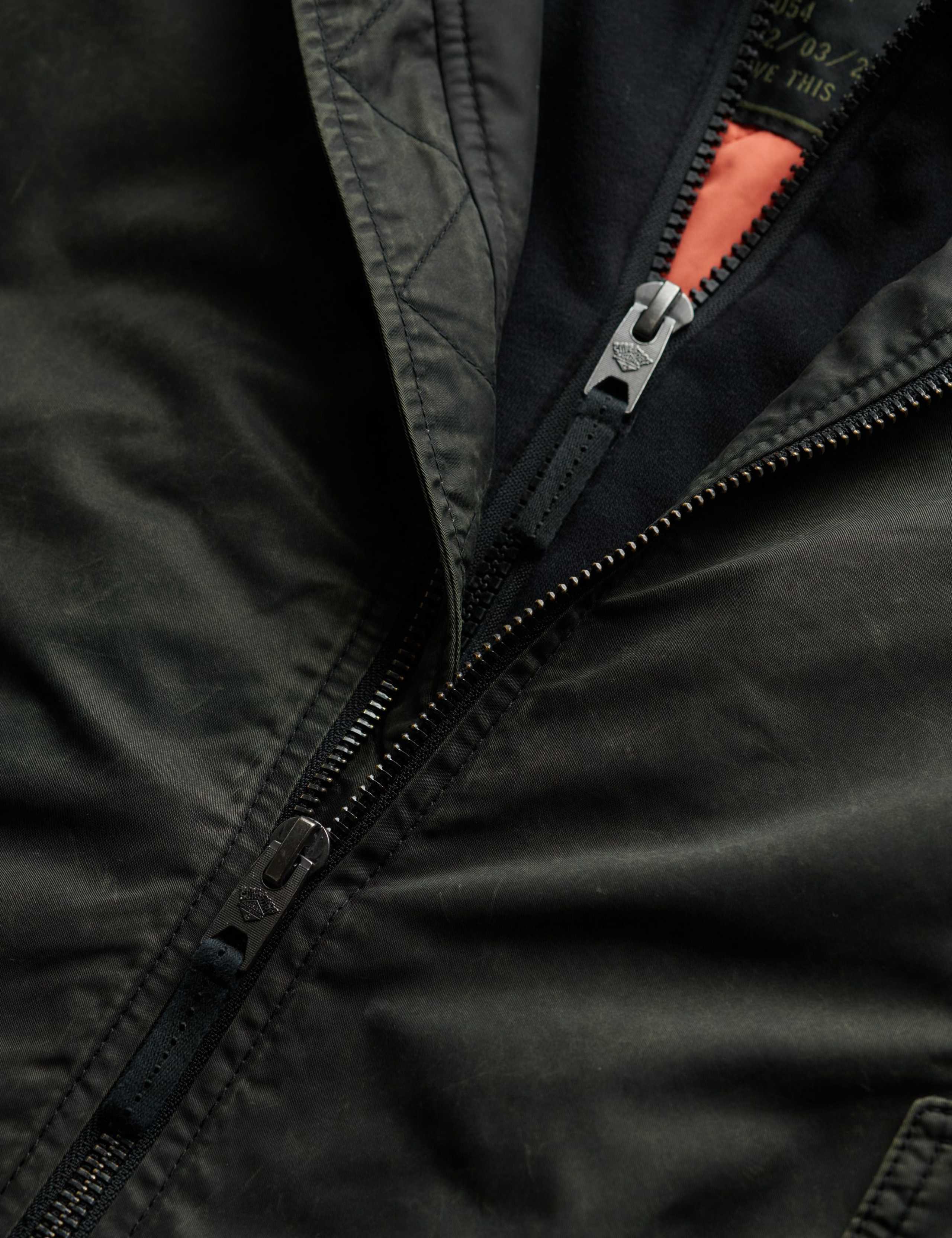 Twill Hooded Bomber Jacket 5 of 6