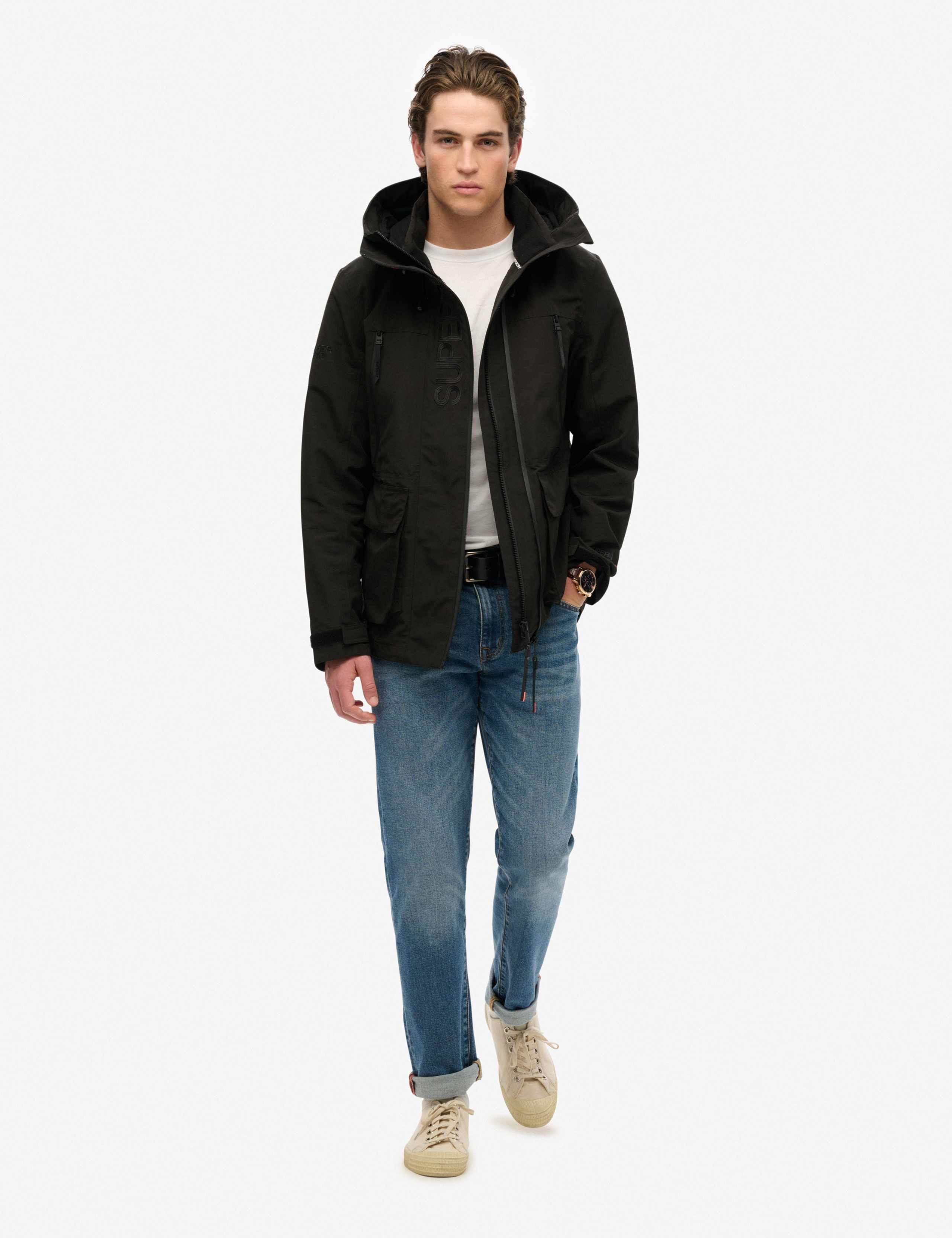 Embroidered Hooded Ultimate Windbreaker Coat 3 of 6