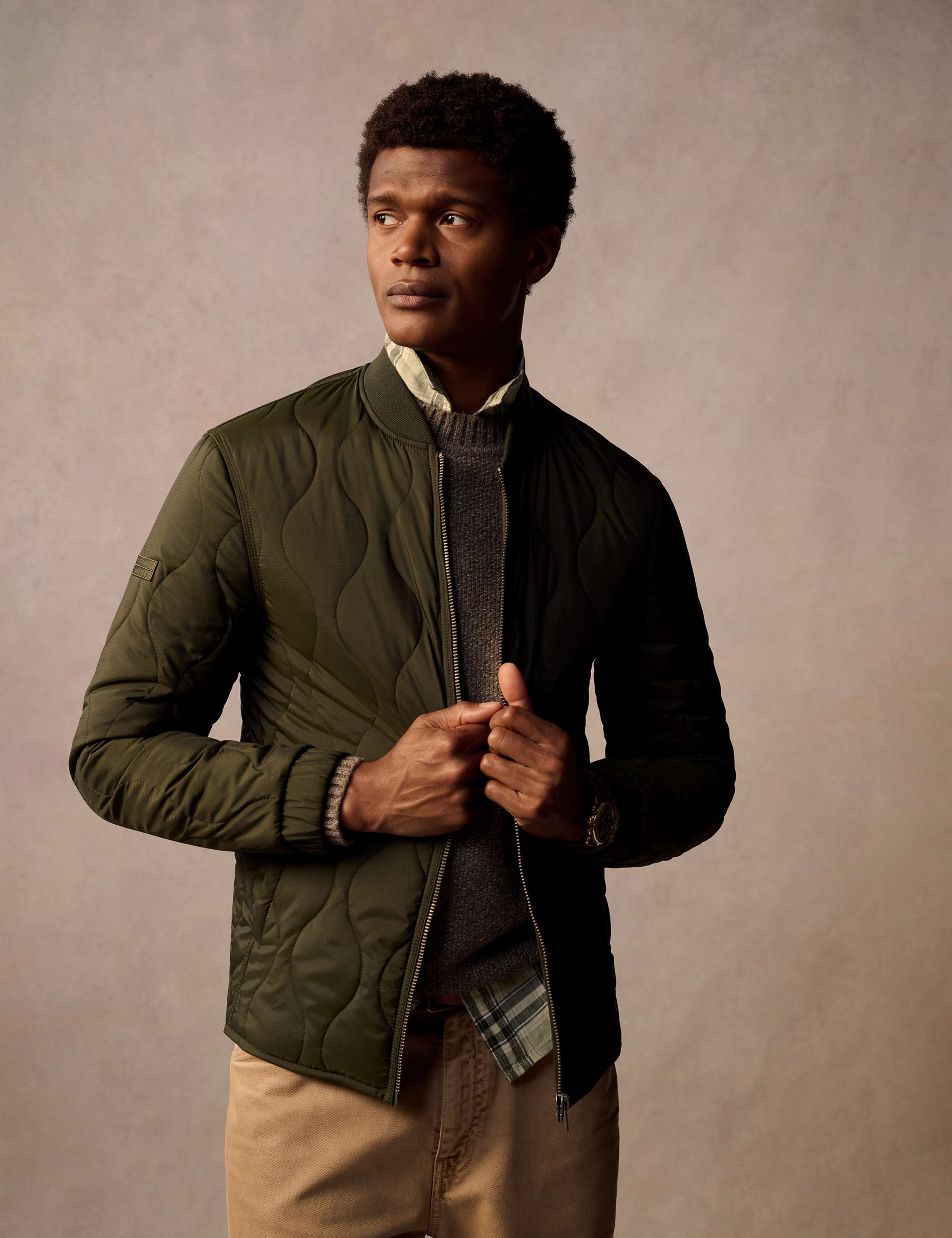 Baseball Collar Quilted Jacket 8 of 11