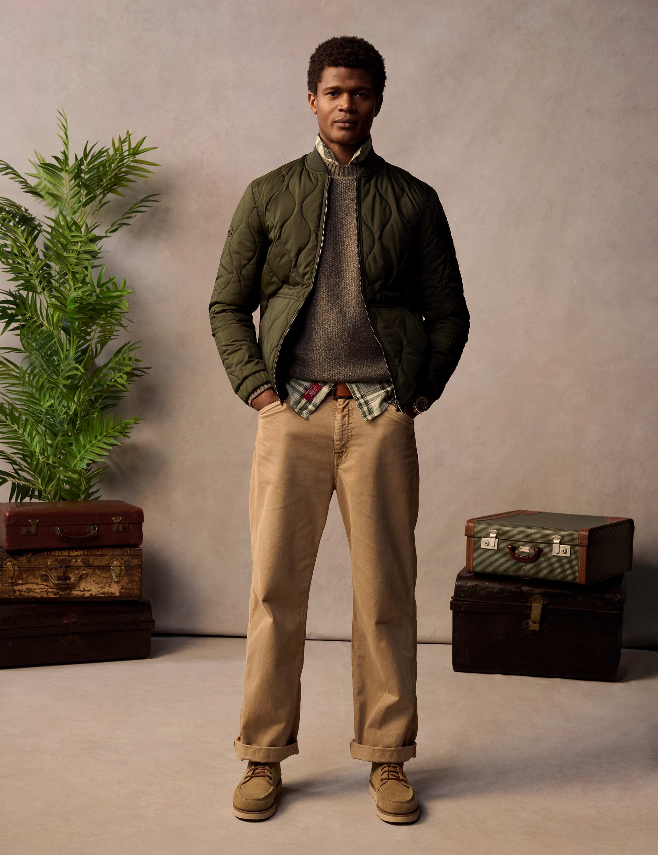 Baseball Collar Quilted Jacket 11 of 11