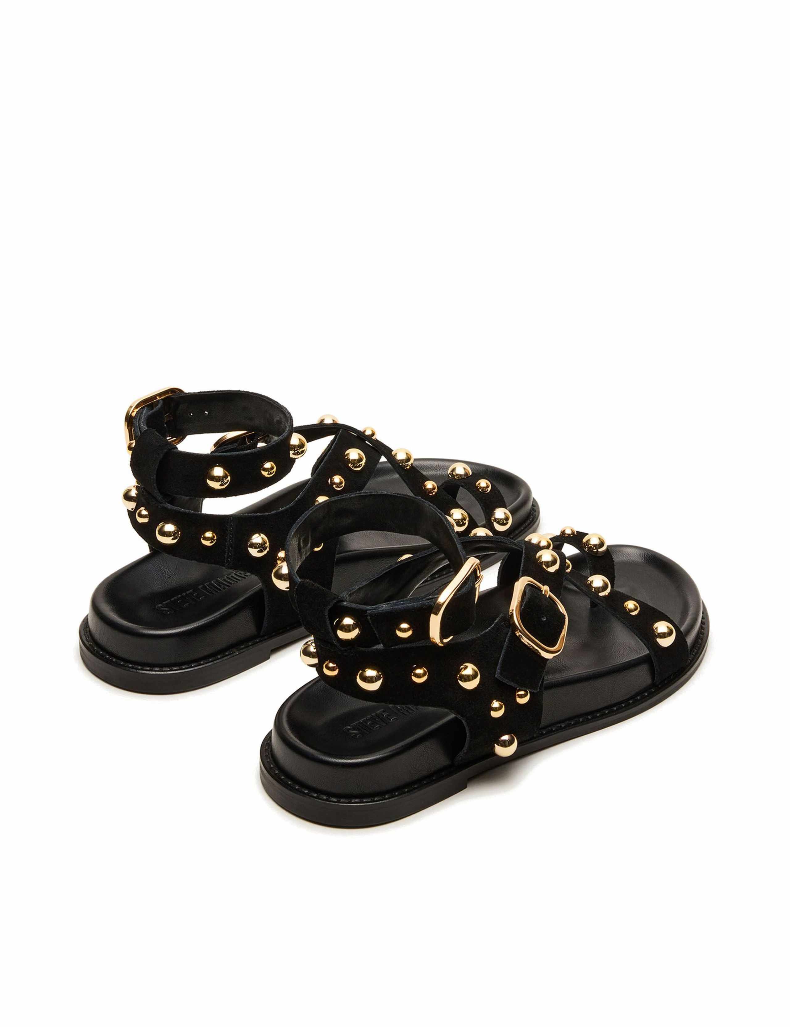 Suede Ankle Strap Flat Gladiator Sandals 5 of 5