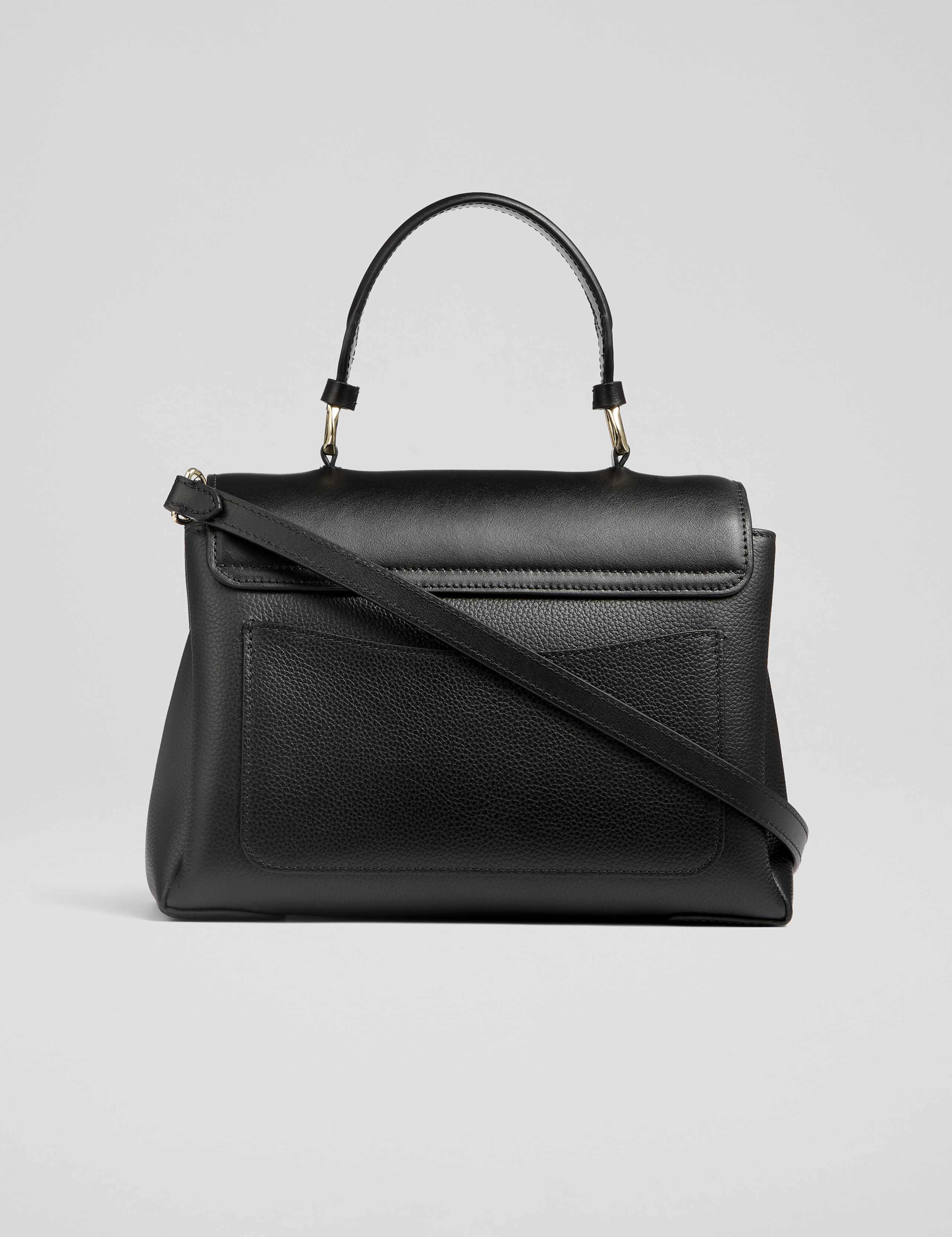 Leather Top Handle Cross Body Bag 2 of 3