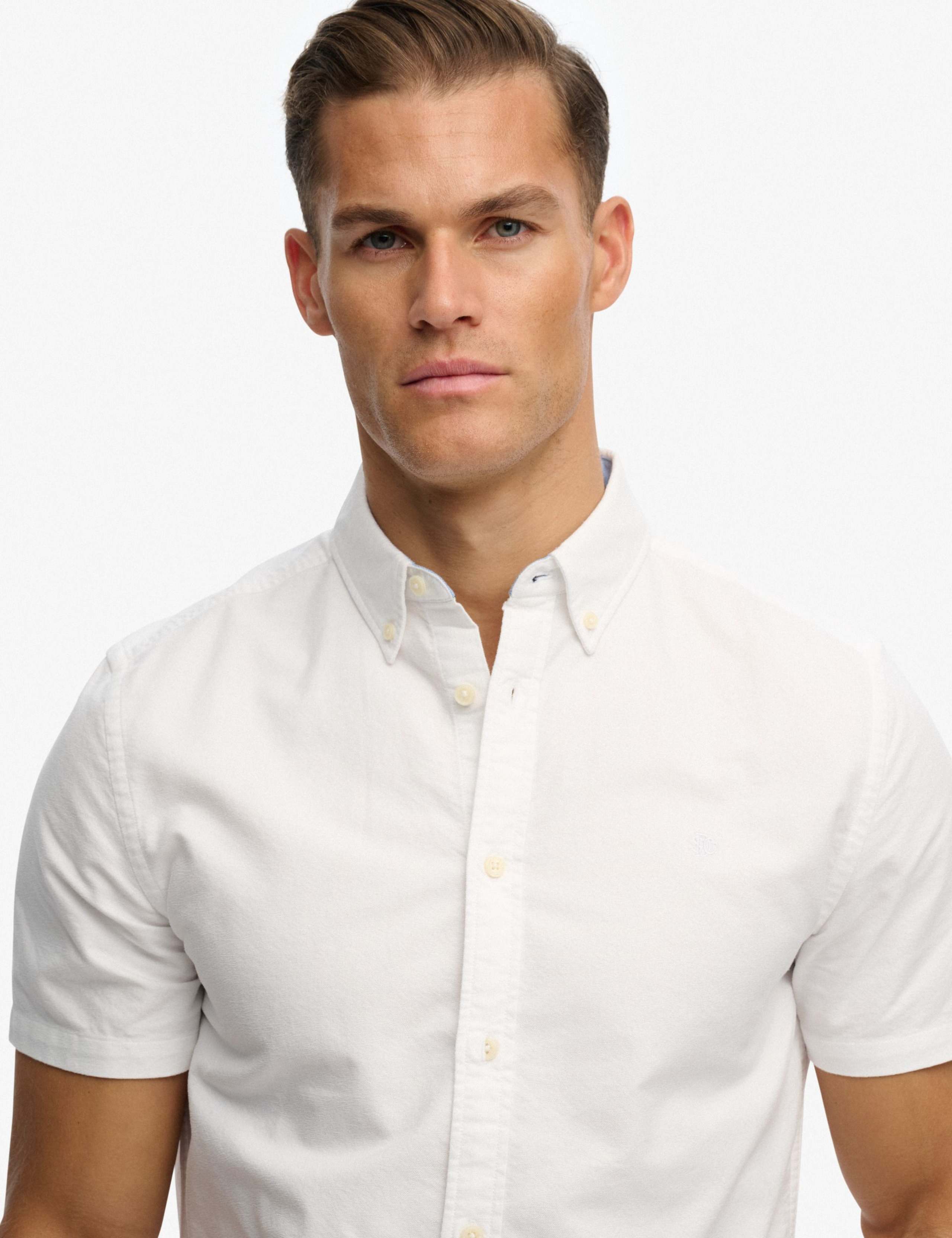 Relaxed Fit Short Sleeve Oxford Shirt 2 of 6