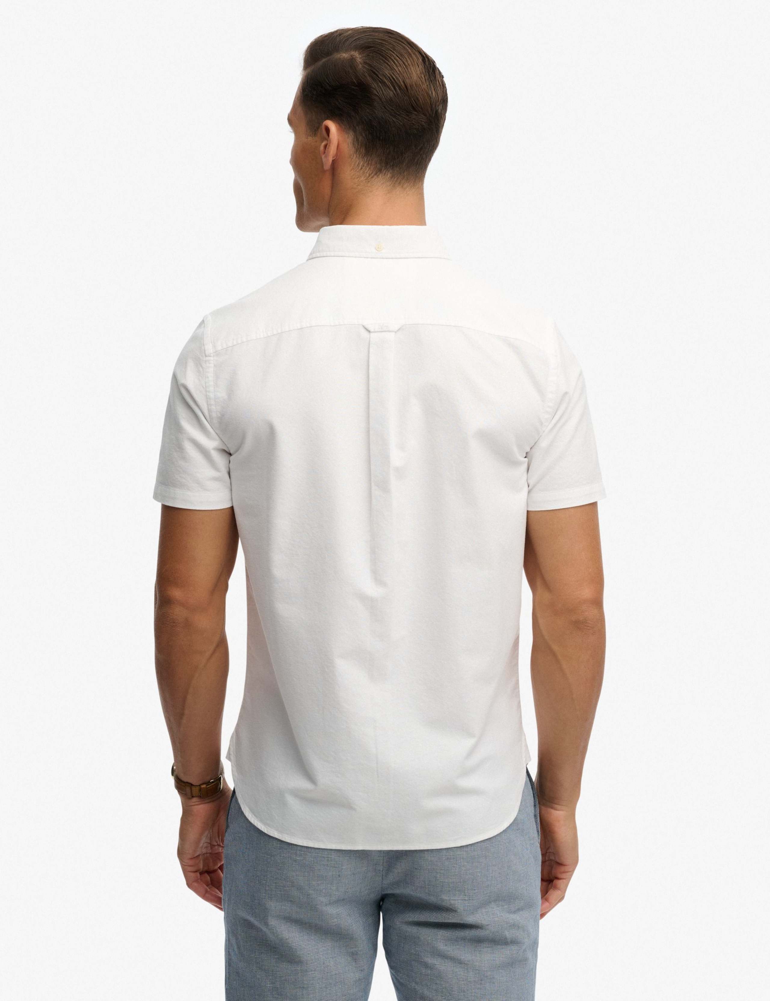 Relaxed Fit Short Sleeve Oxford Shirt 4 of 6