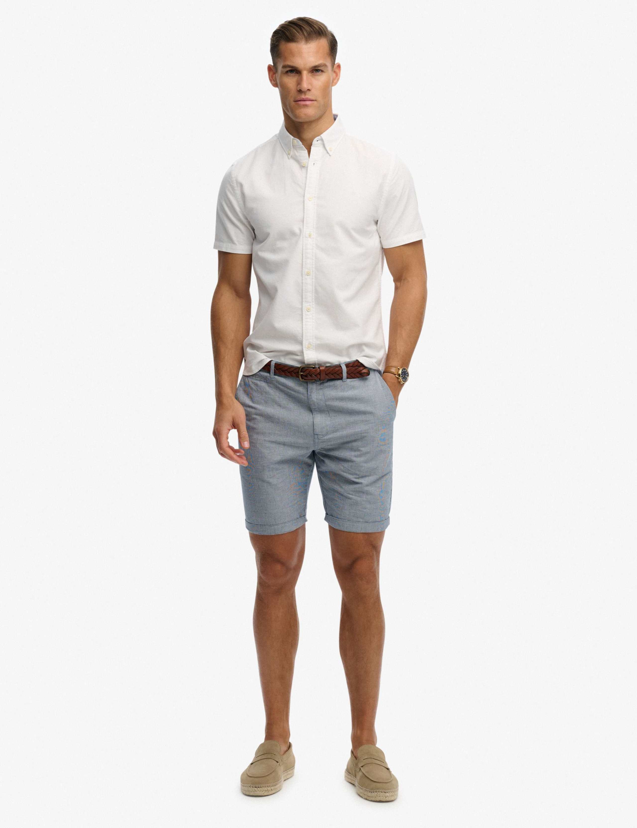 Relaxed Fit Short Sleeve Oxford Shirt 5 of 6