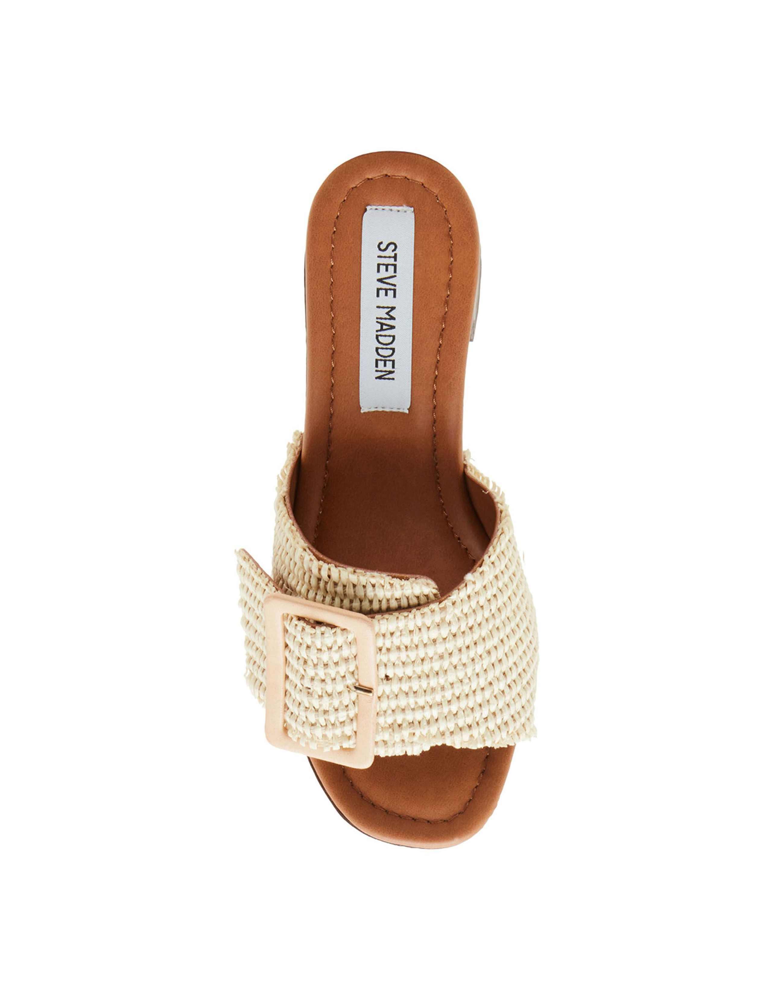 Marlena Raffia Block Heel Sliders 5 of 6