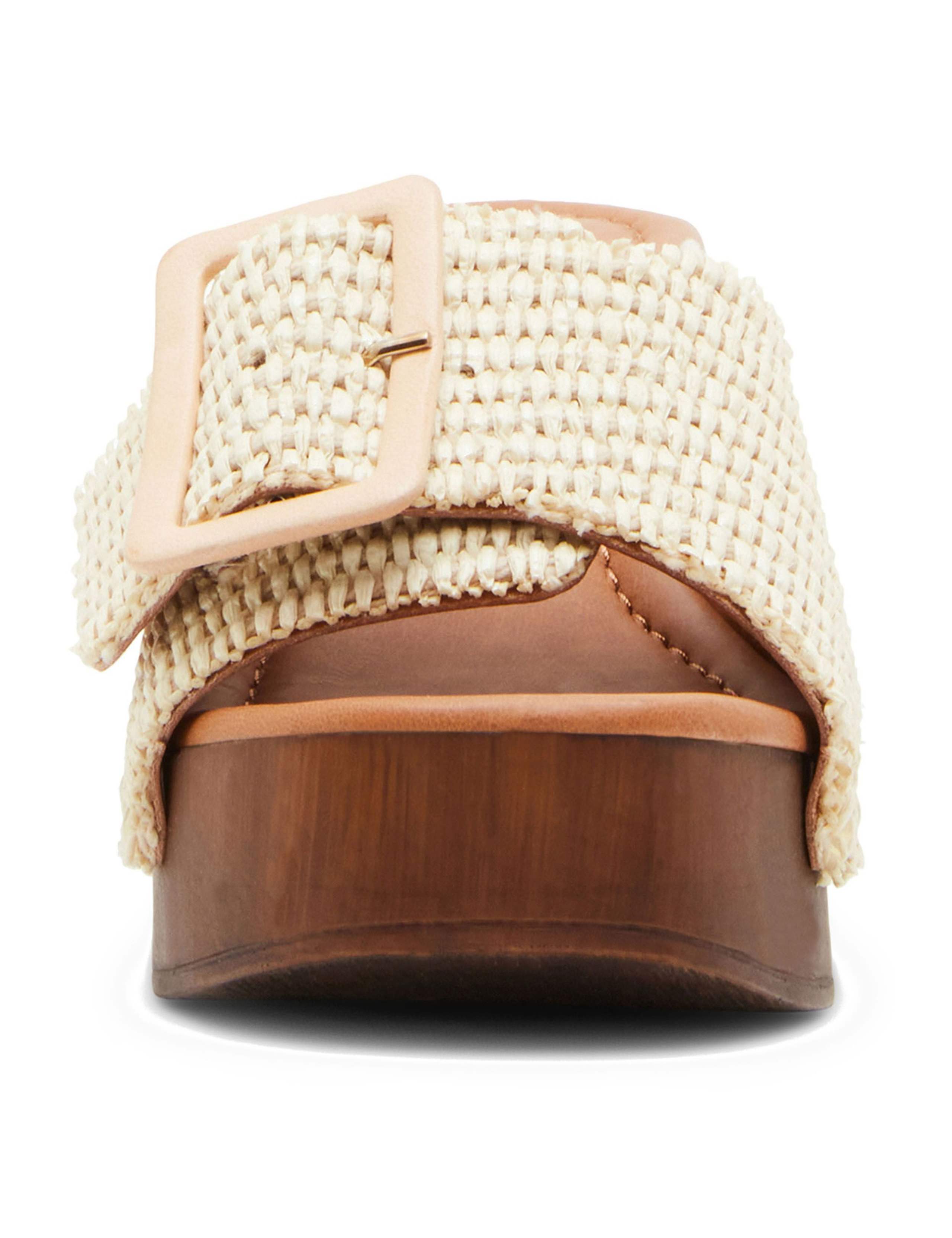 Marlena Raffia Block Heel Sliders 6 of 6