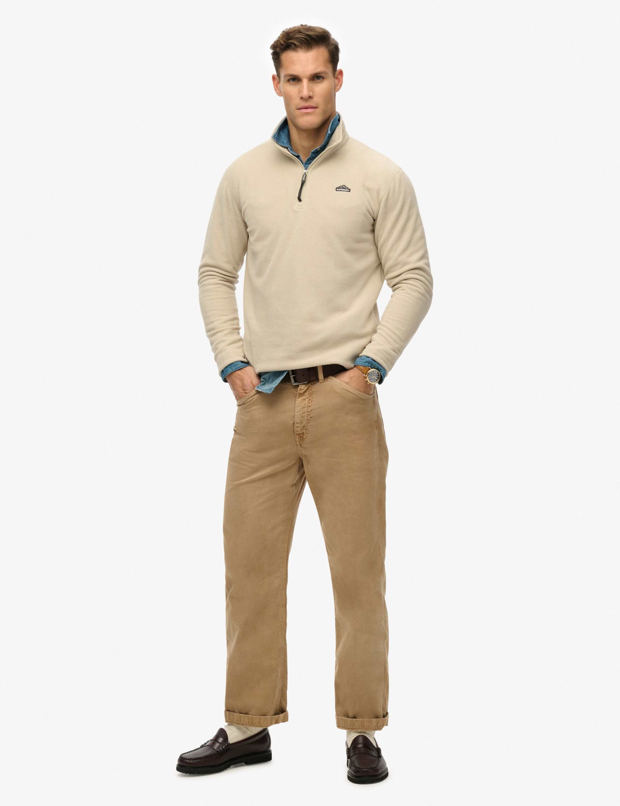 Half Zip Polar Fleece Jacket 3 of 5