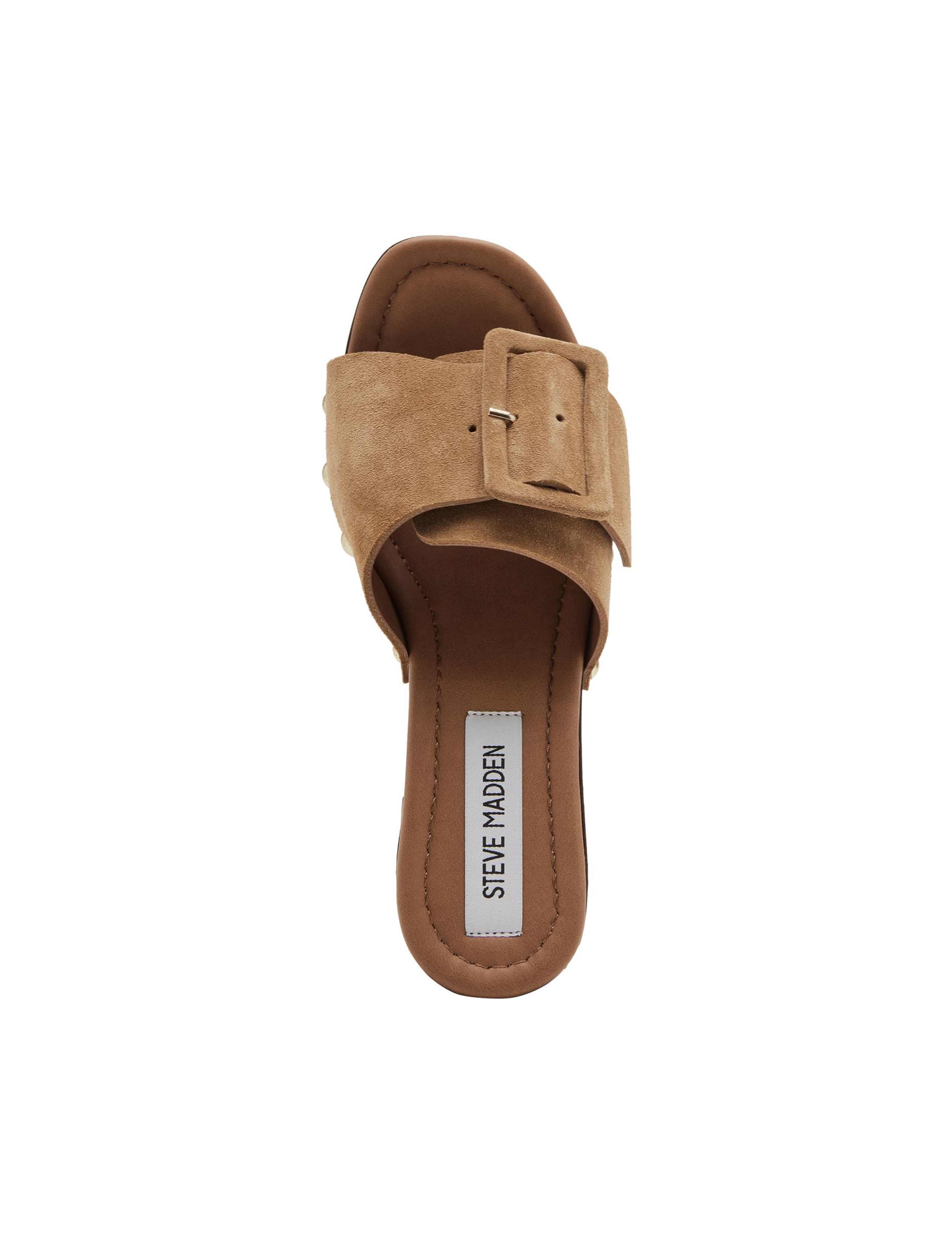 Marlena Suede Block Heel Mules 5 of 6