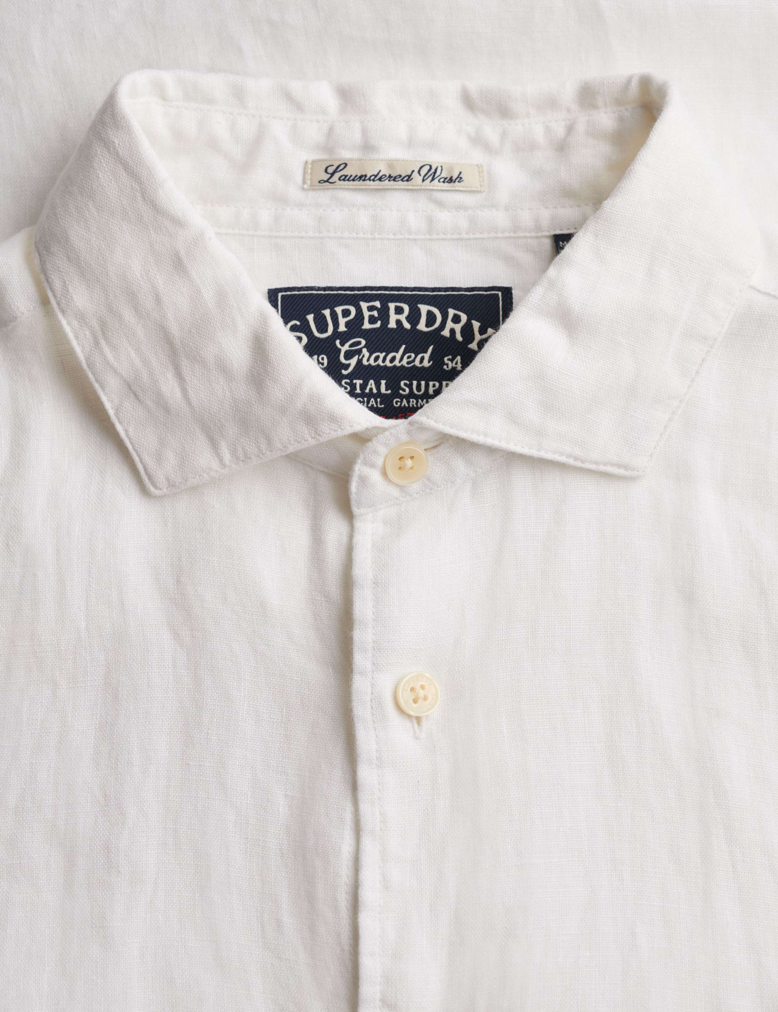 Relaxed Fit Pure Linen Short Sleeve Shirt 4 of 6