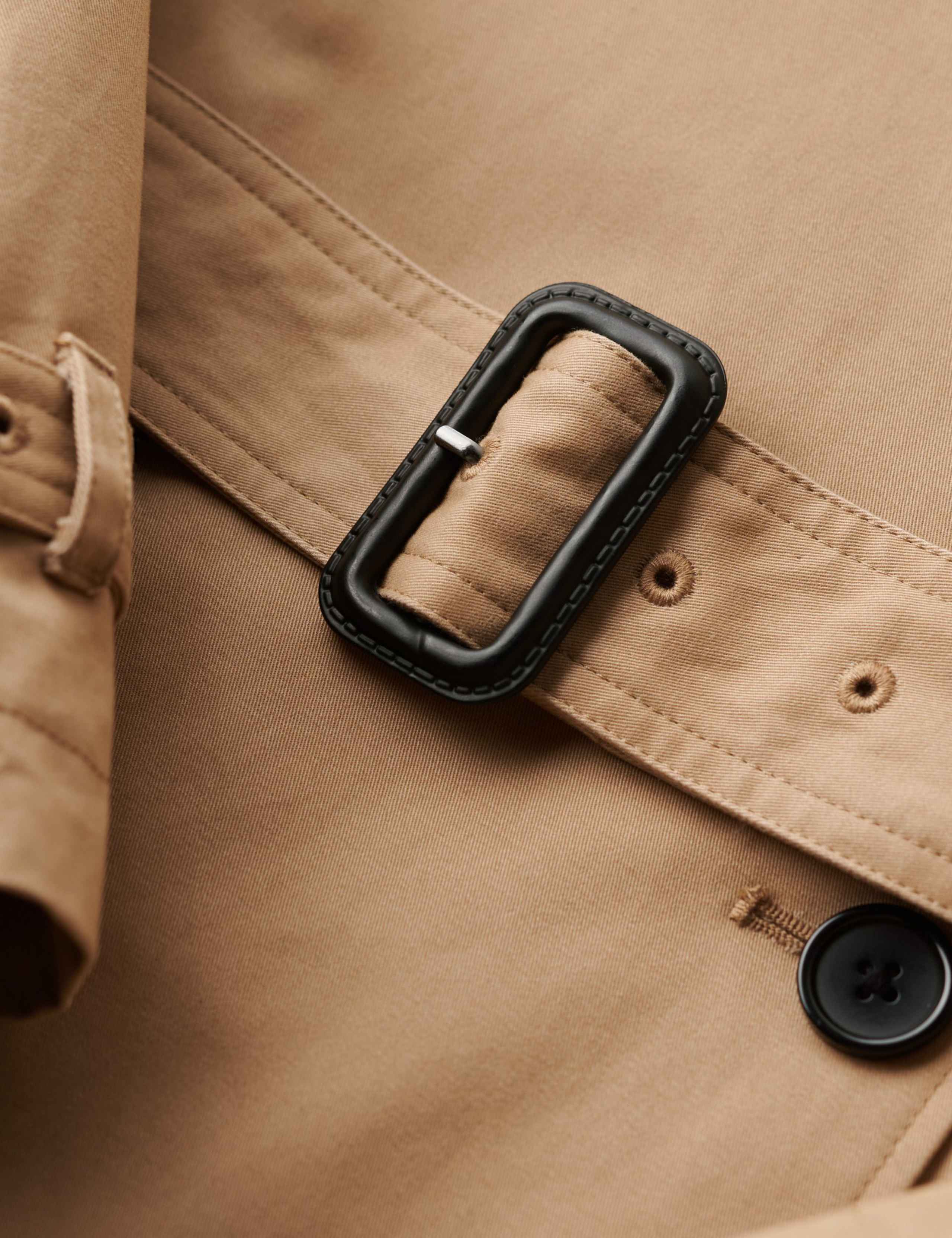 Cotton Rich Belted Longline Trench Coat 8 of 9