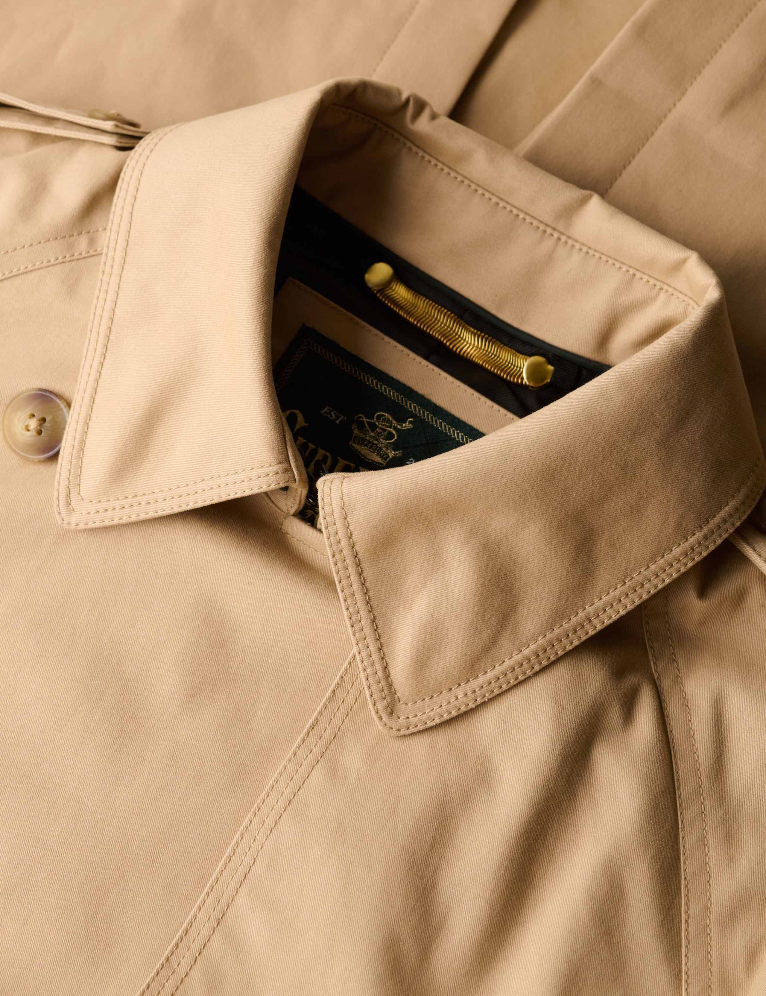 Cotton Rich Belted Longline Trench Coat 9 of 9