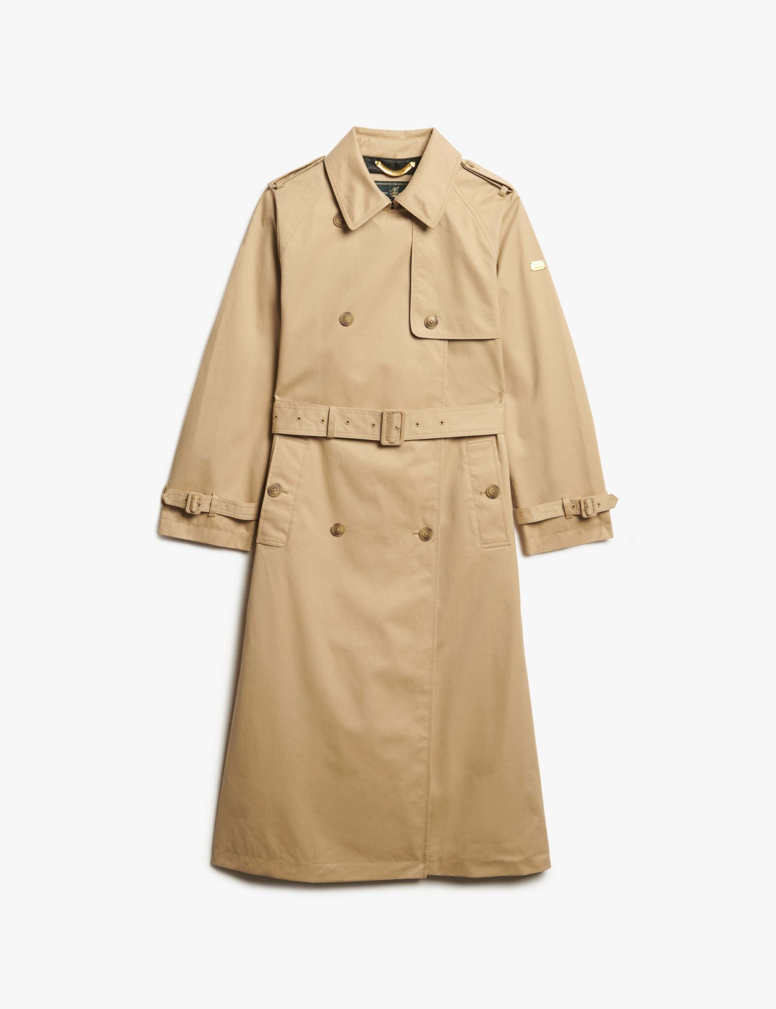 Cotton Rich Belted Longline Trench Coat 2 of 9