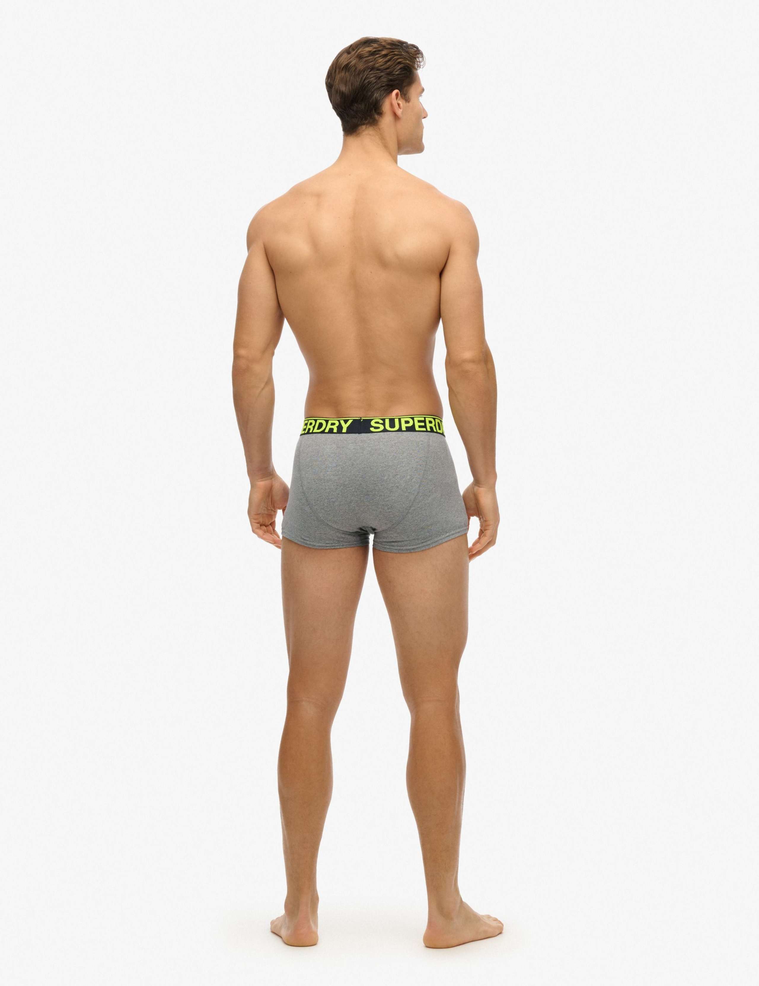 3 Pack Cotton Rich Logo Waistband Trunks 4 of 9