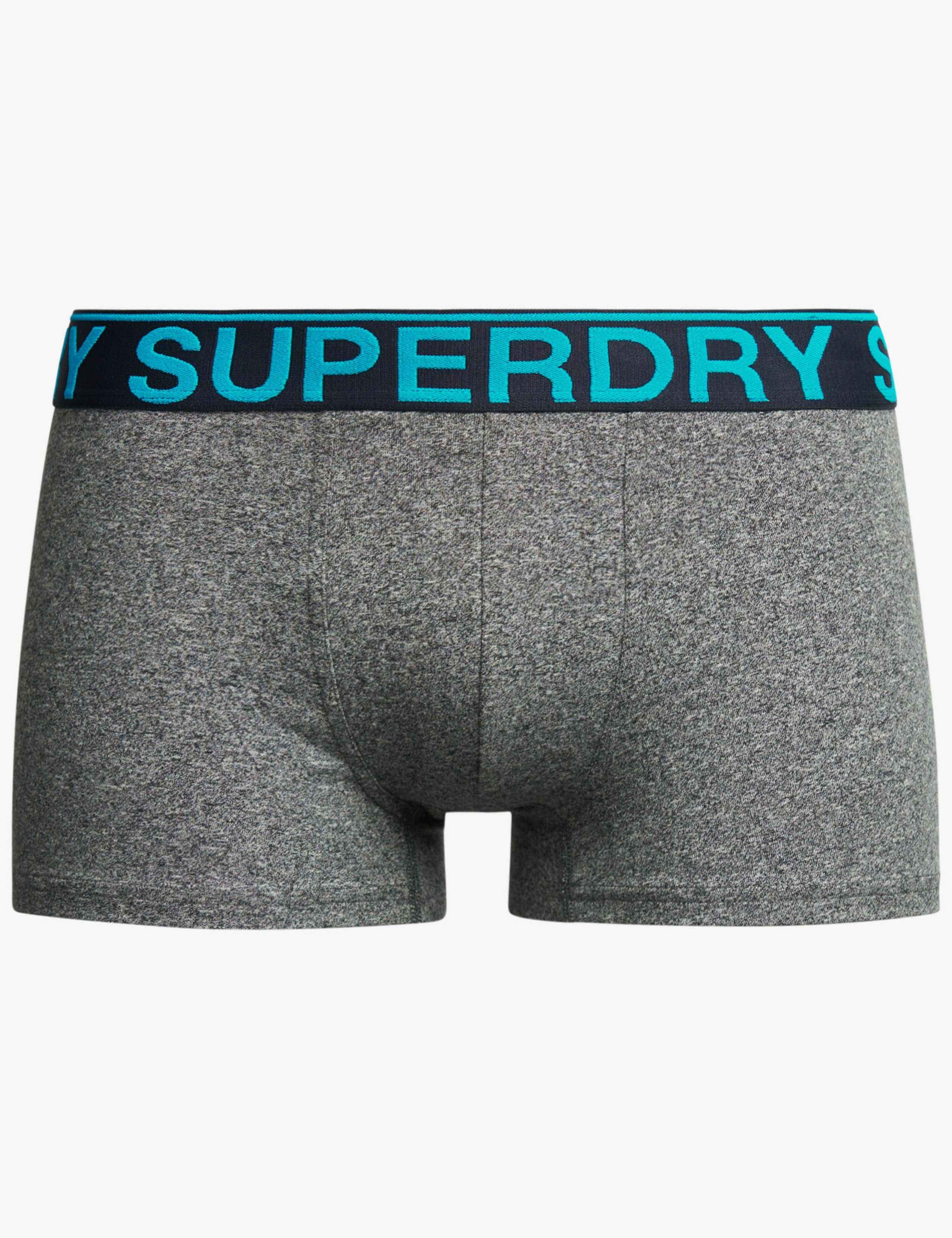 3 Pack Cotton Rich Logo Waistband Trunks 7 of 9