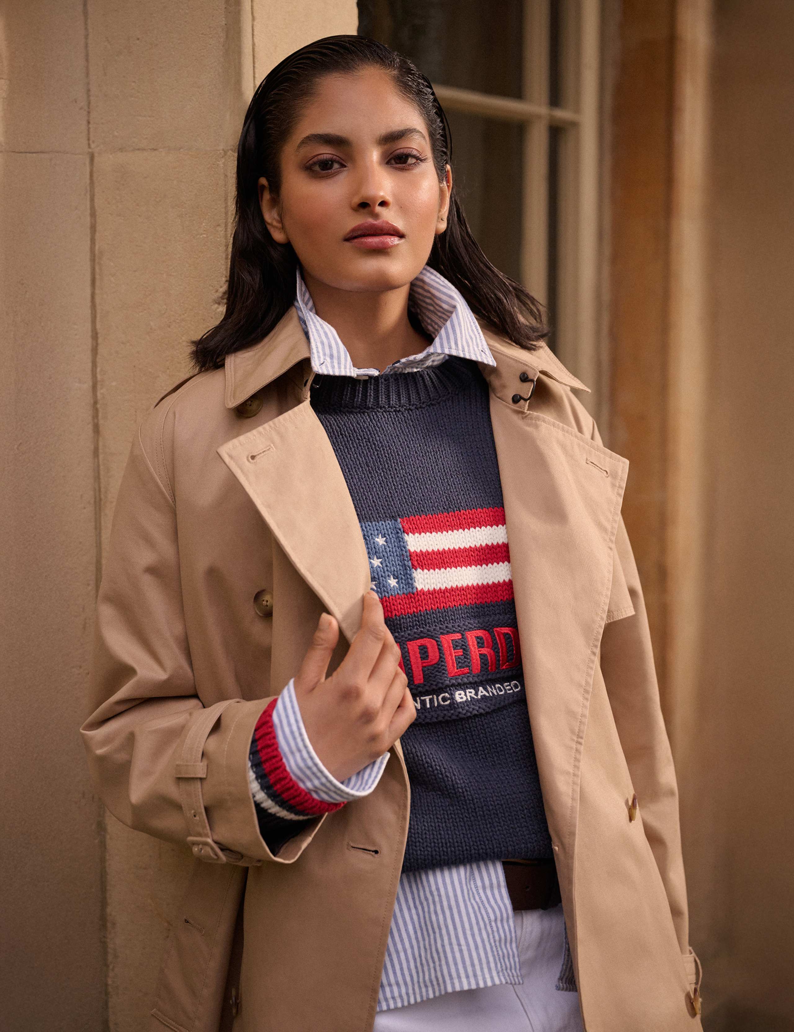 Cotton Rich Slogan Crew Neck Relaxed Jumper 6 of 8