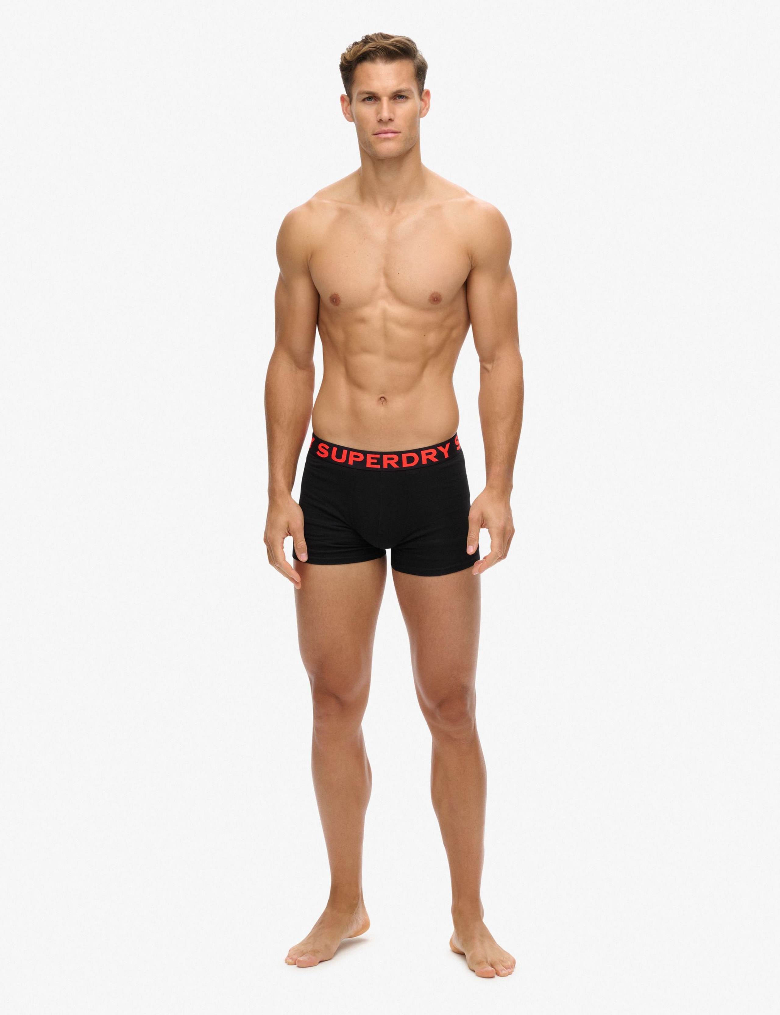 3 Pack Pure Cotton Logo Waistband Boxers 3 of 6