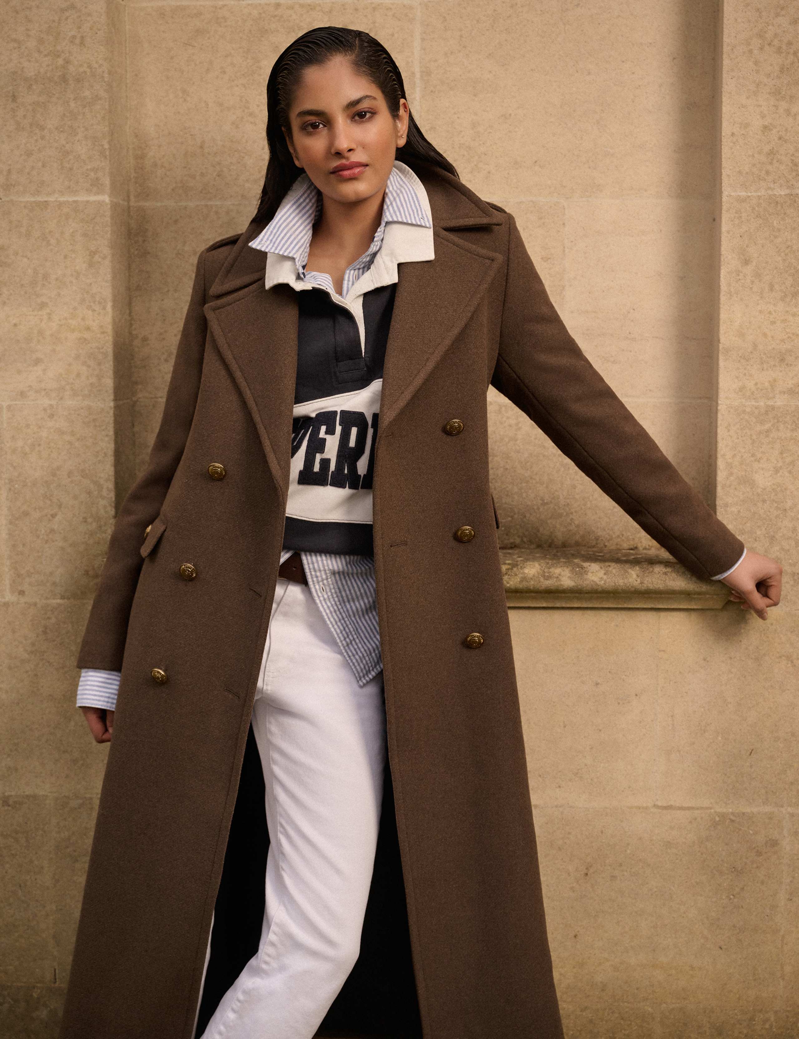 Pure Cotton Slogan Oversized Rugby Top 6 of 8