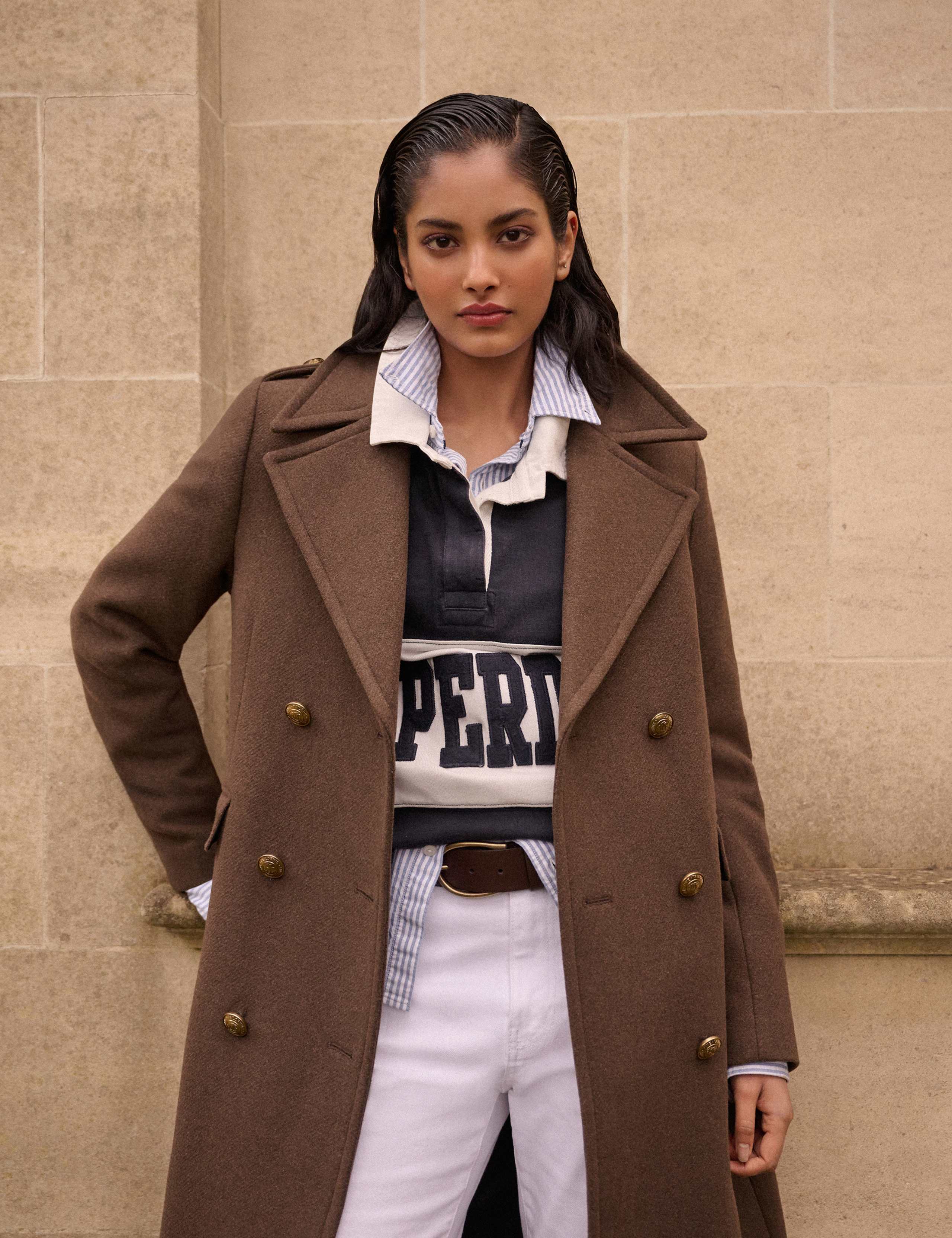 Pure Cotton Slogan Oversized Rugby Top 7 of 8
