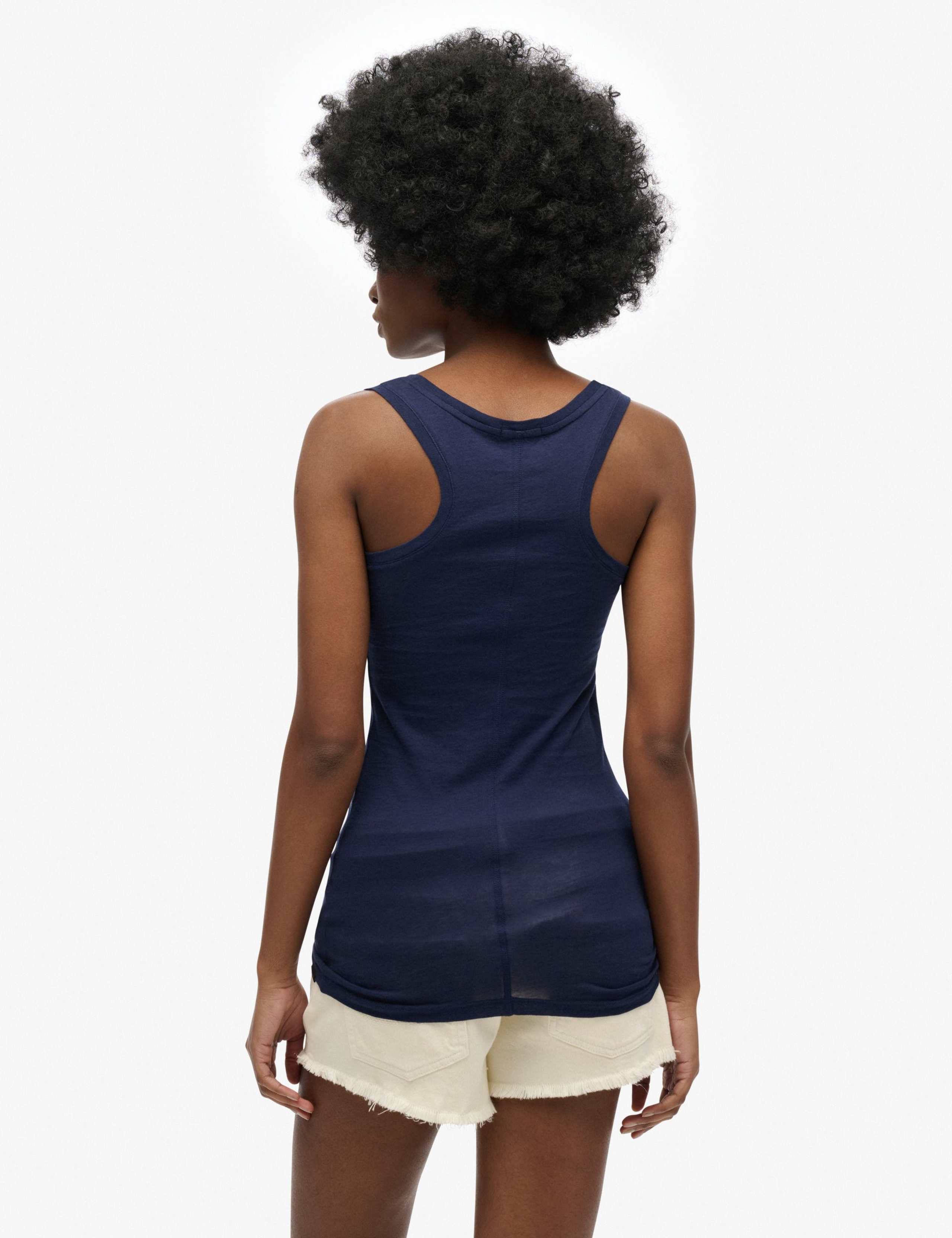 Pure Cotton Racerback Vest 2 of 4