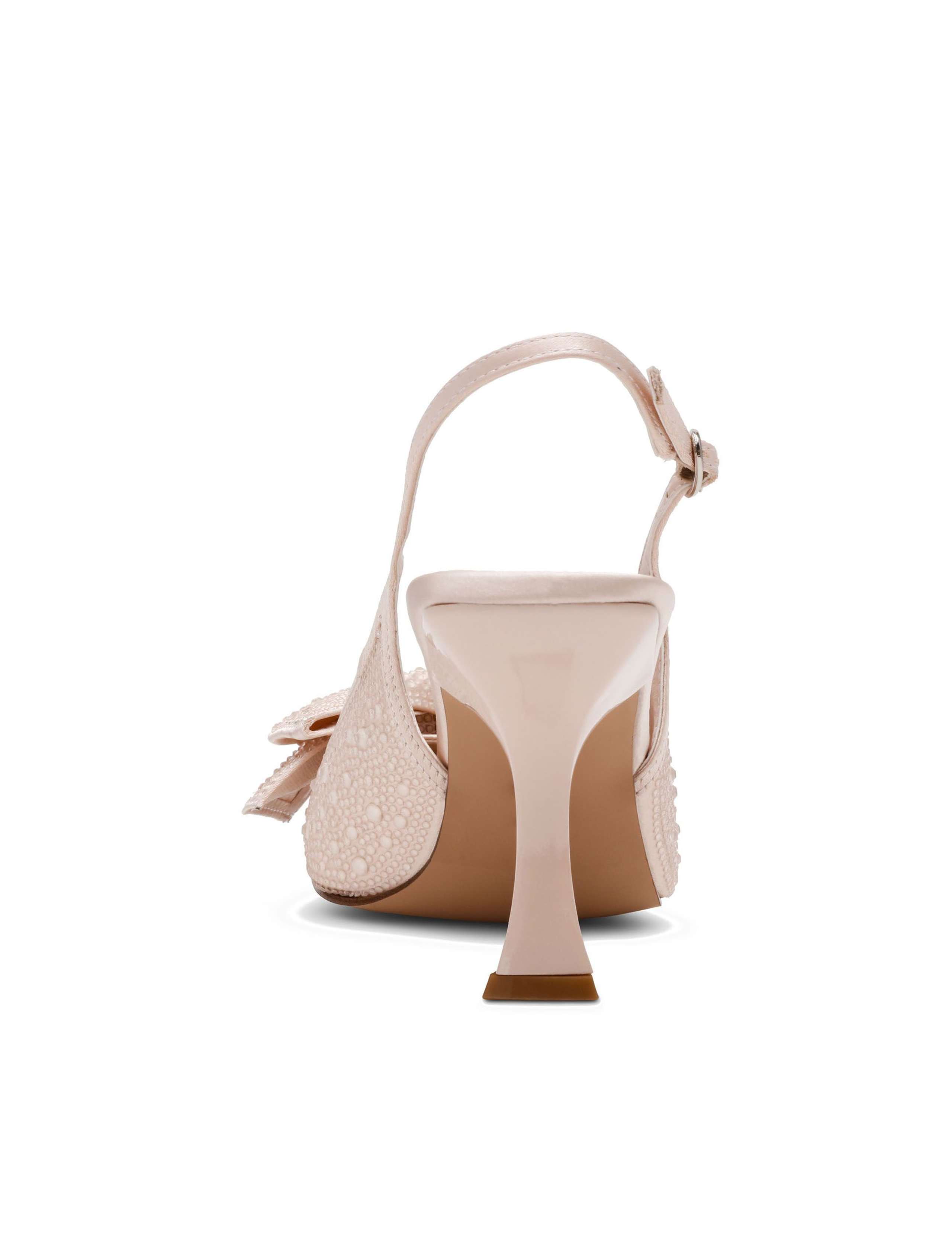 Neasa Leather Stiletto Heel Slingback Sandals 3 of 5