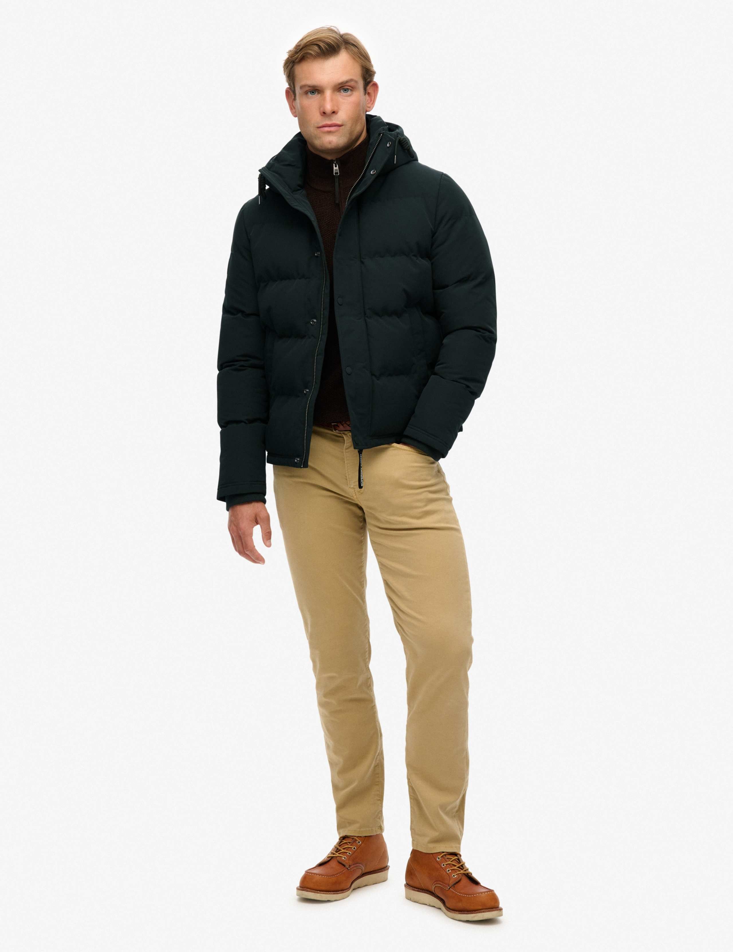 Hooded Padded Quilted Puffer Jacket 3 of 8