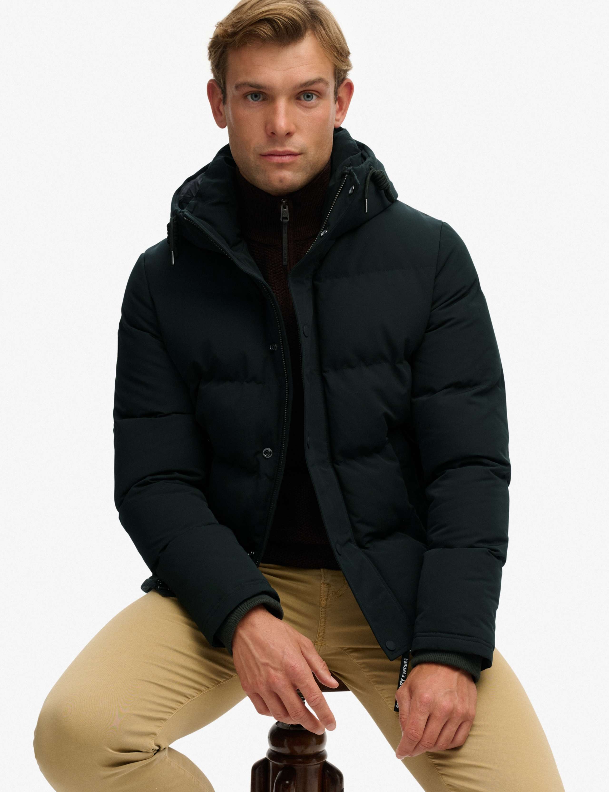 Hooded Padded Quilted Puffer Jacket 6 of 8