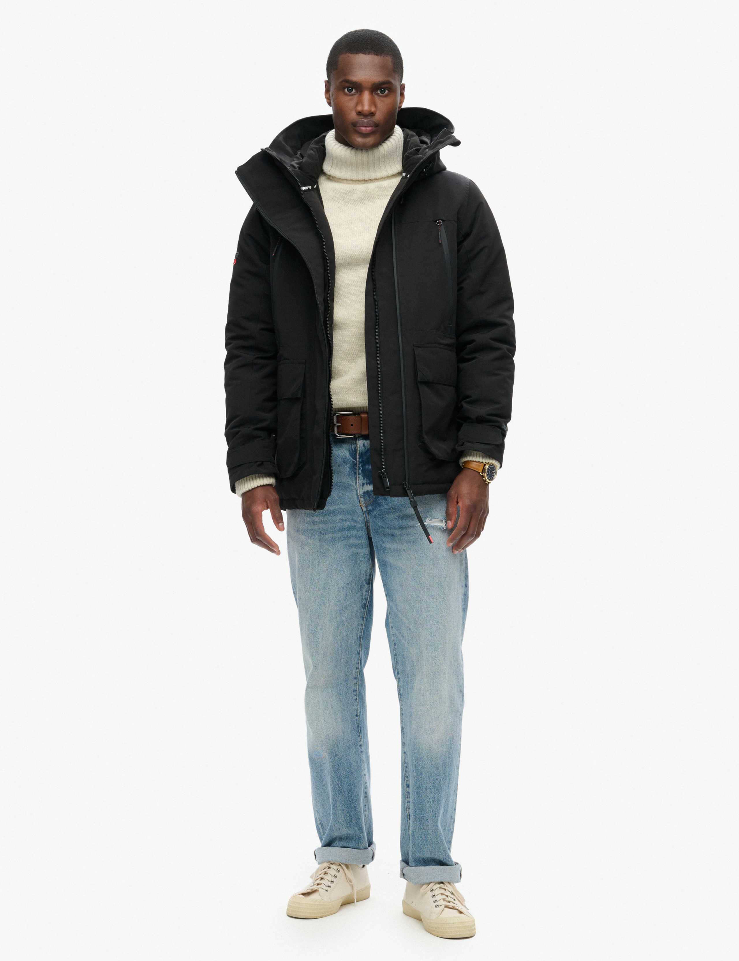 Hooded Padded Windbreaker Jacket 3 of 6