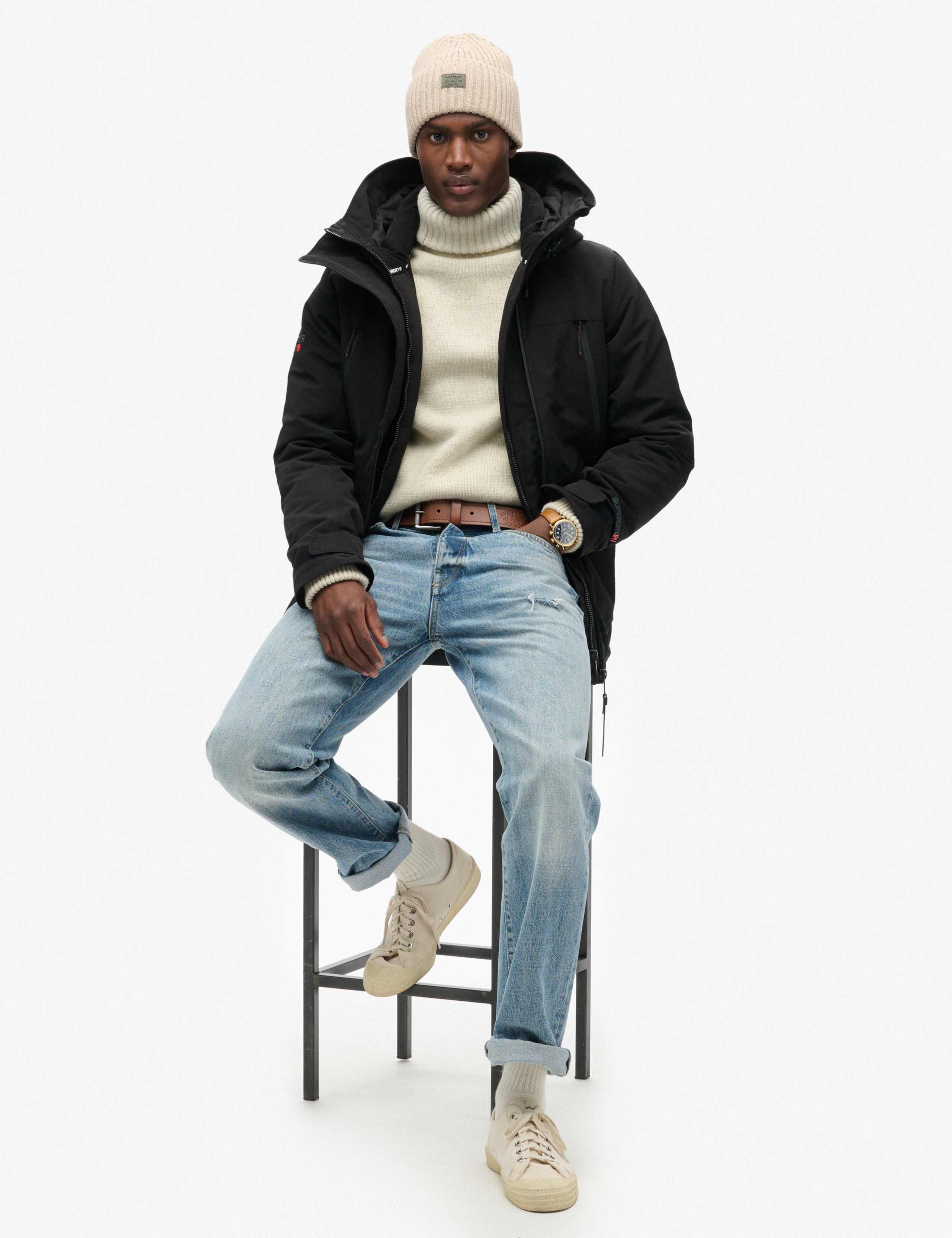 Hooded Padded Windbreaker Jacket 5 of 6
