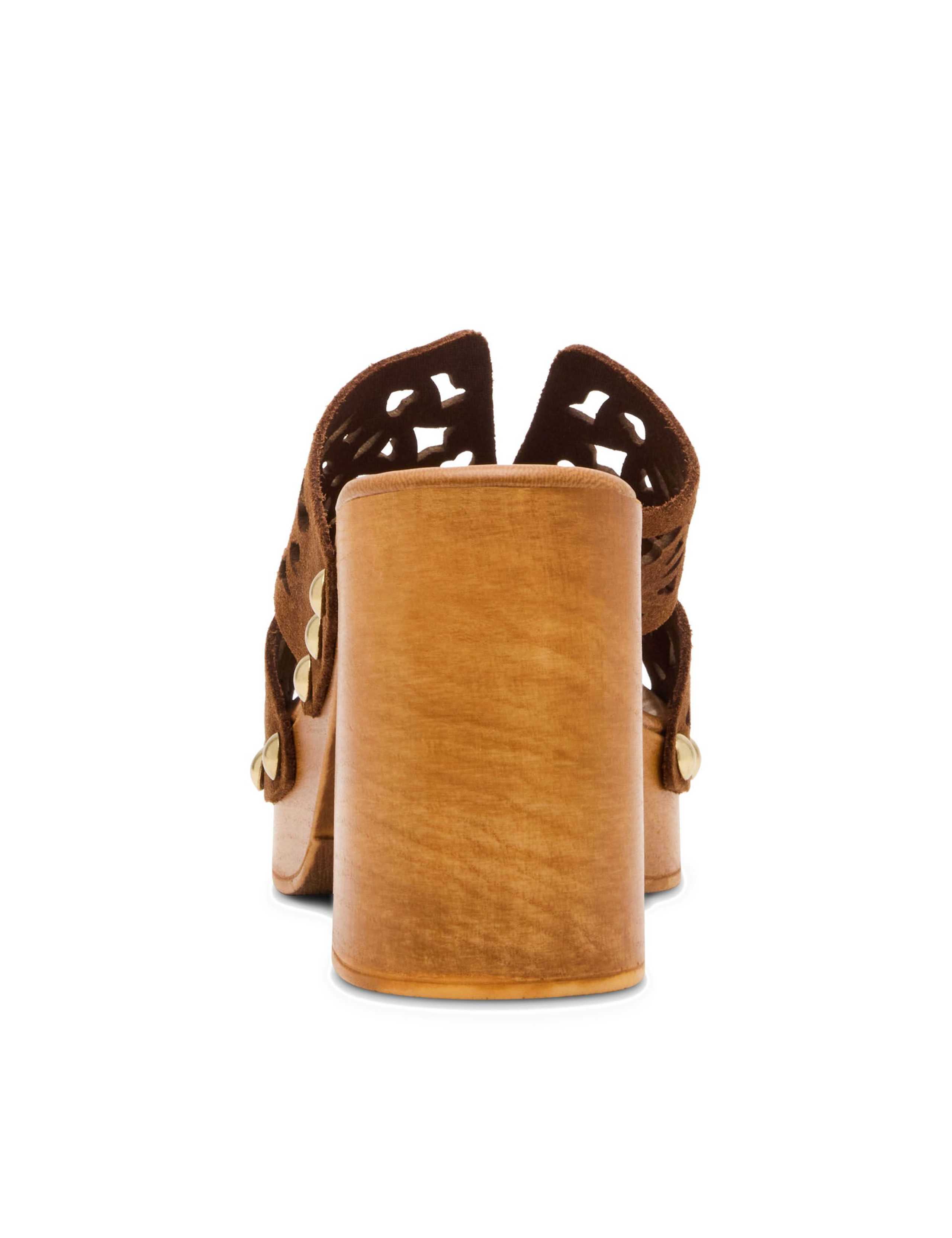 Sunkissed Suede Block Heel Clogs 2 of 6