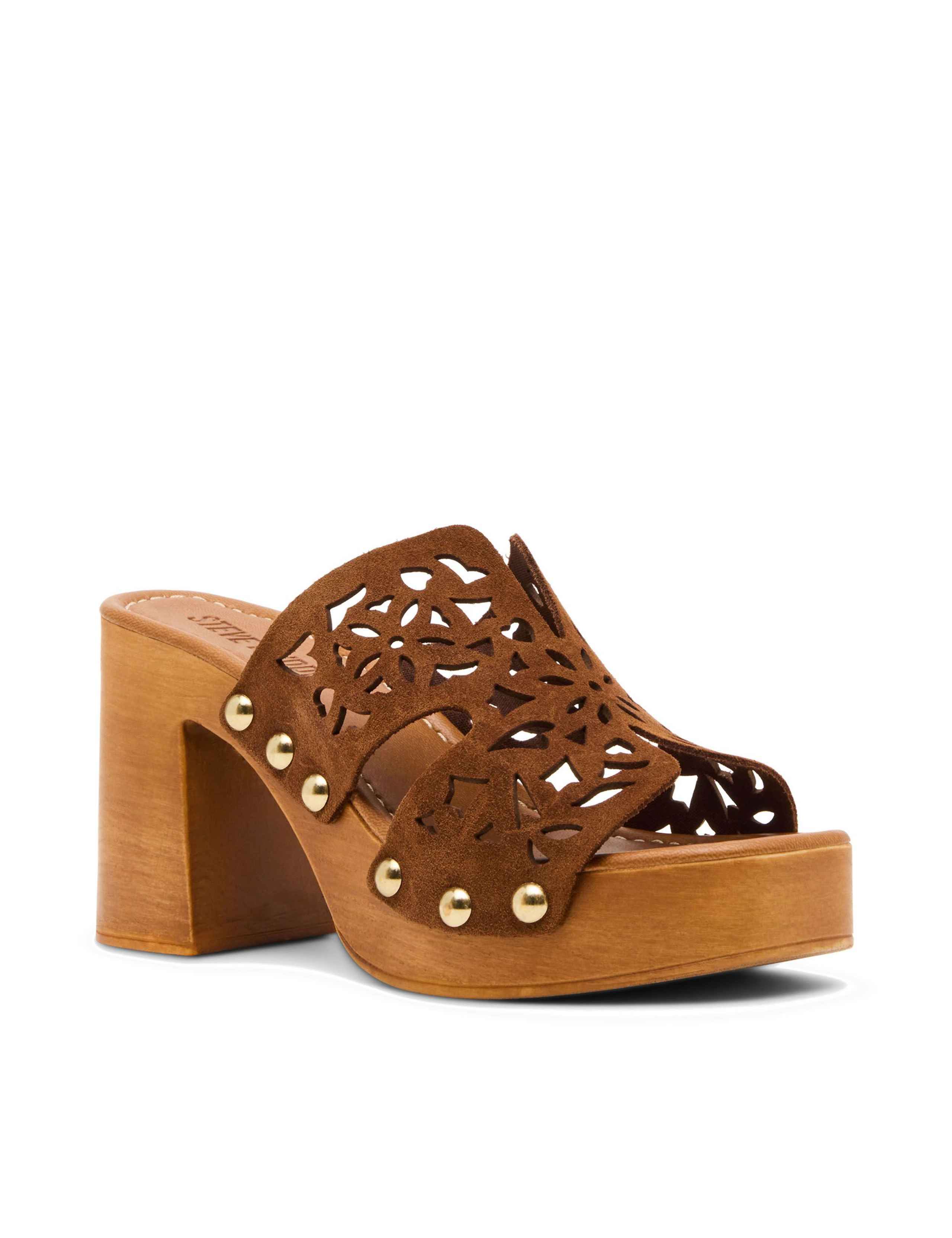 Sunkissed Suede Block Heel Clogs 6 of 6