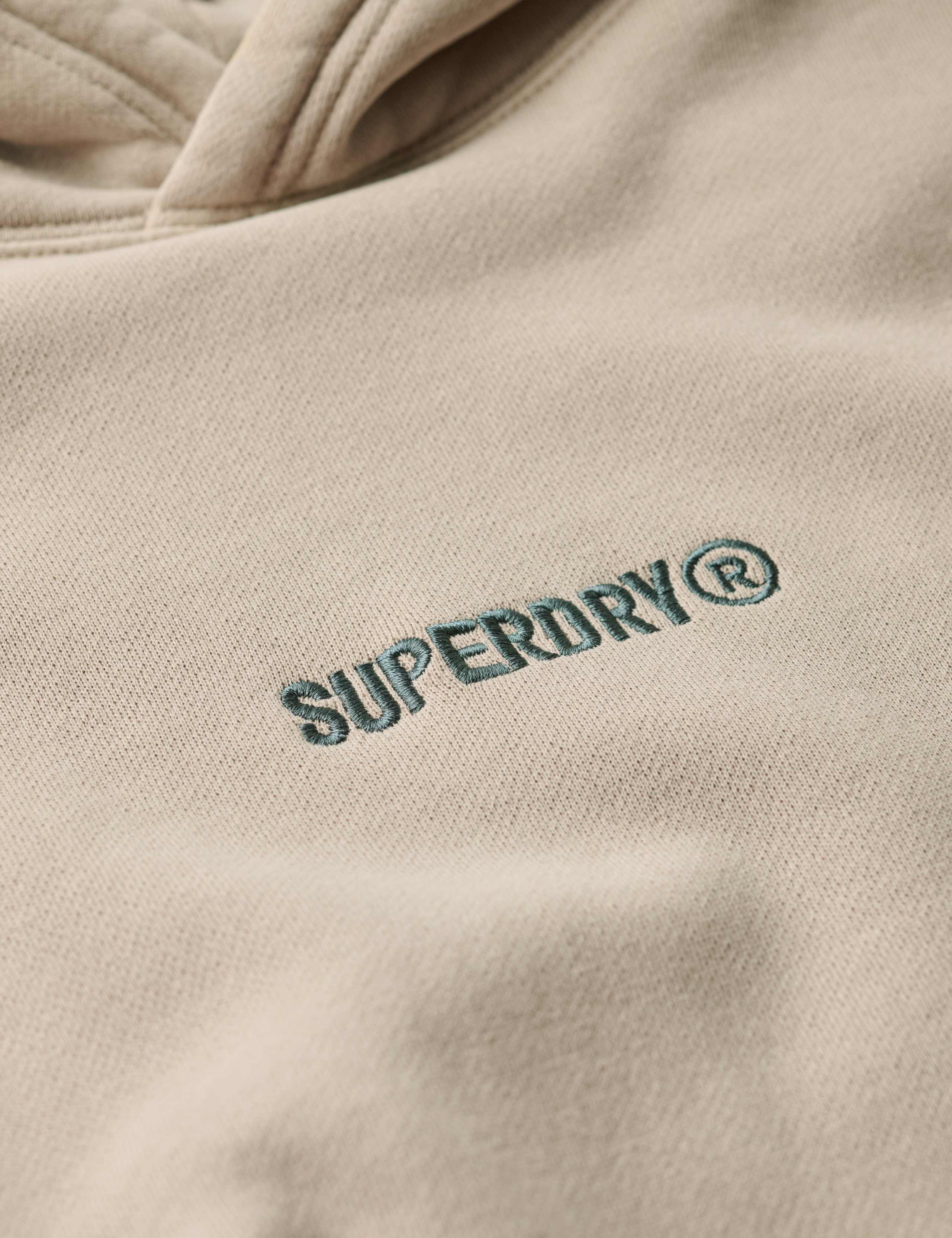 Cotton Rich Embroidered Logo Graphic Hoodie 5 of 5